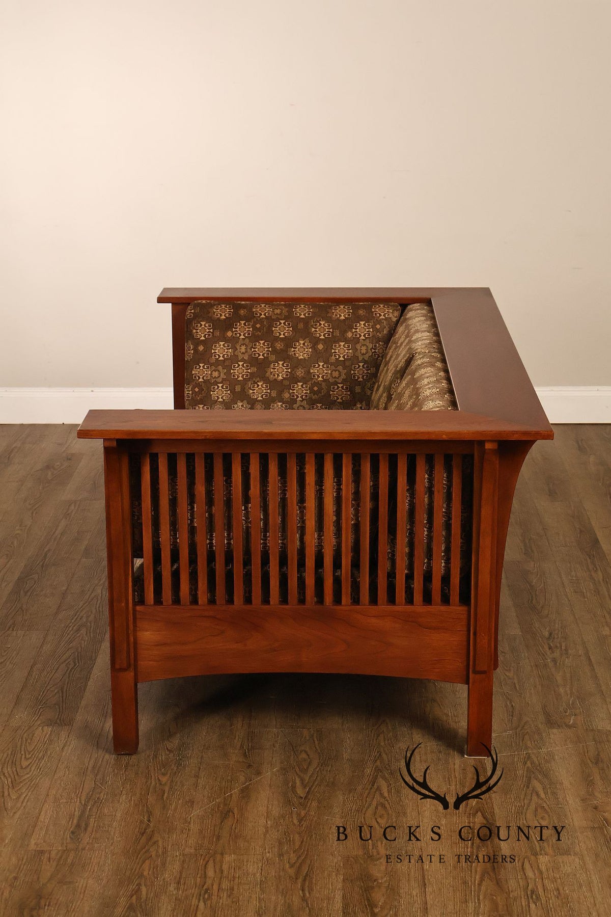 Stickley Mission Collection Cherry Spindle Loveseat
