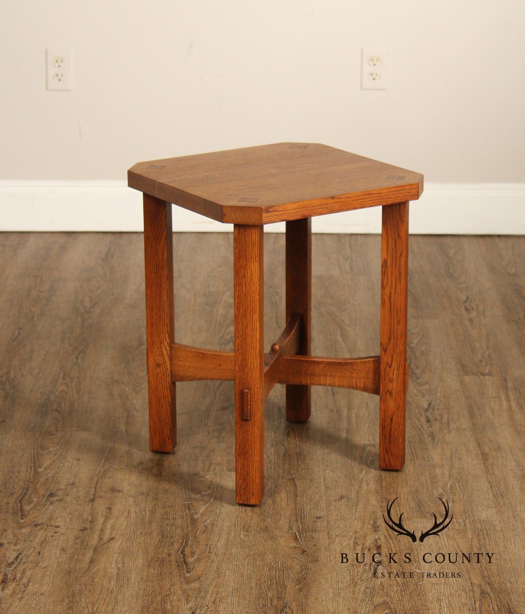 Stickley Mission Collection Oak Tabouret