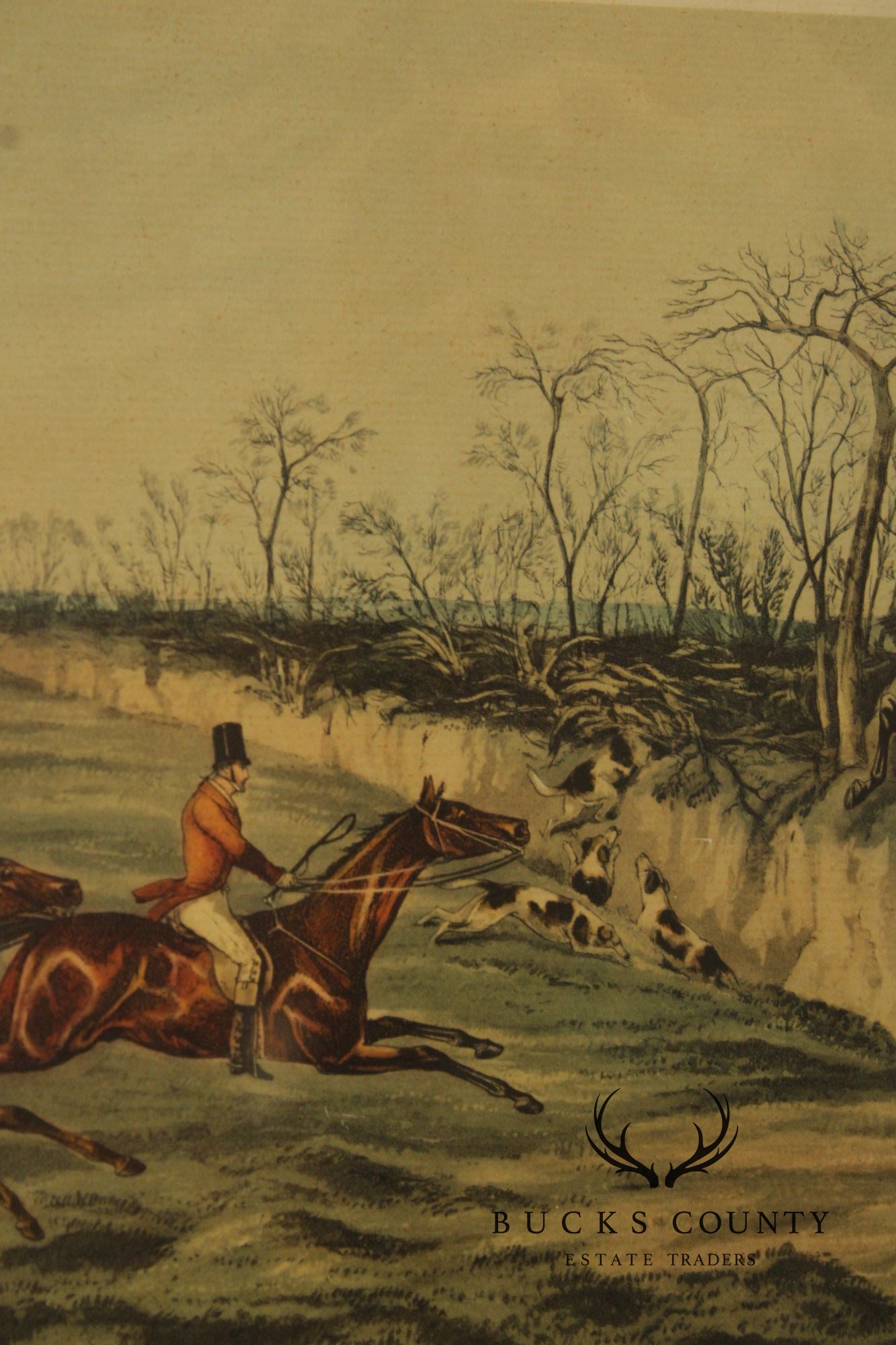 Henry Thomas Alken Vintage Pair of Framed English Hunt Prints