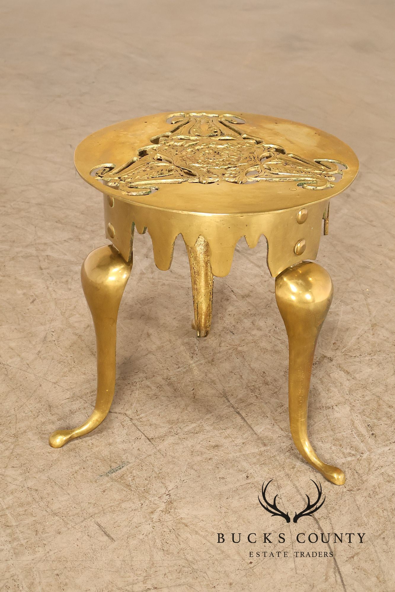 Vintage Brass Trivet Stand
