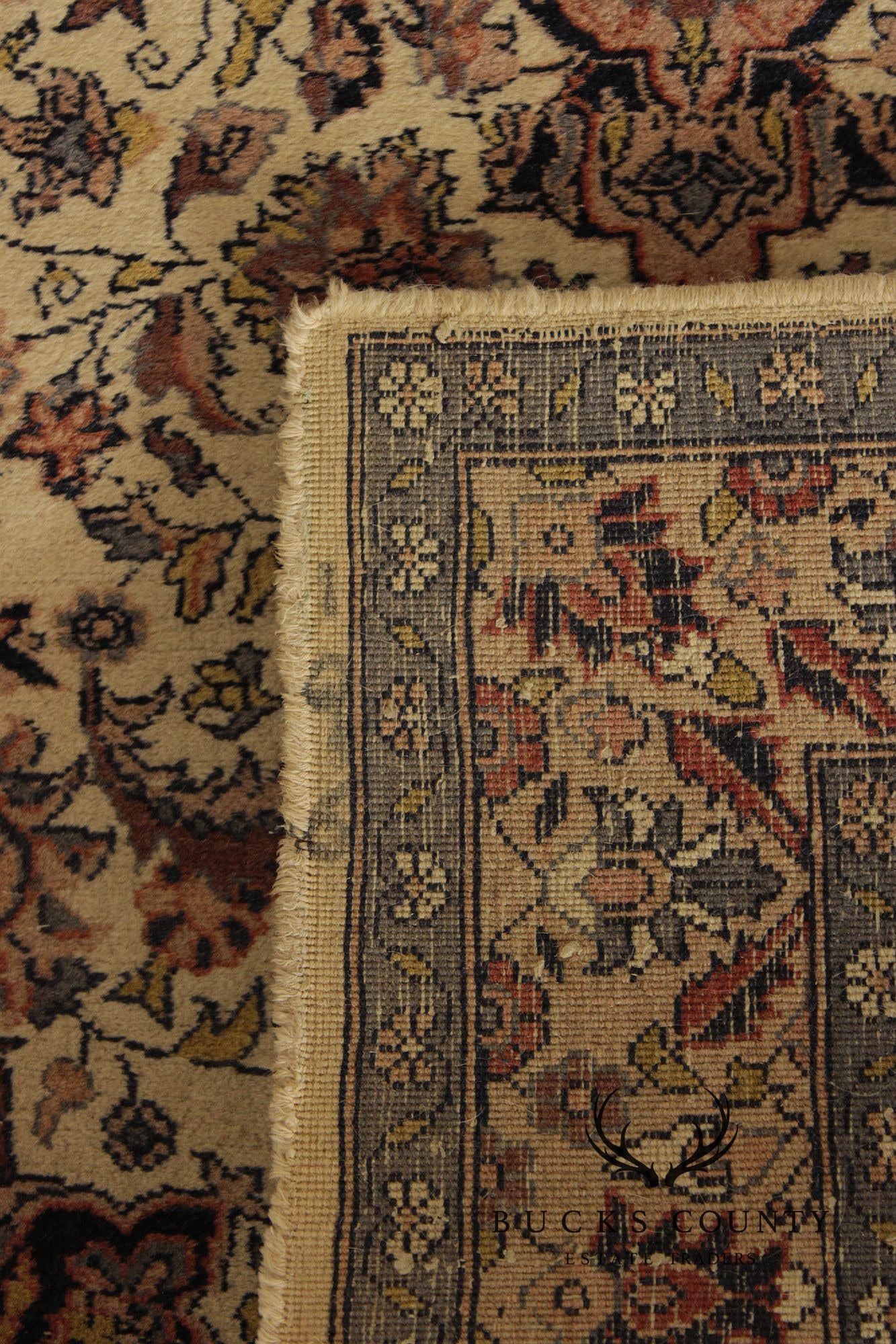 Persian Style Hand-Knotted Wool Area Rug – 2’ x 5’