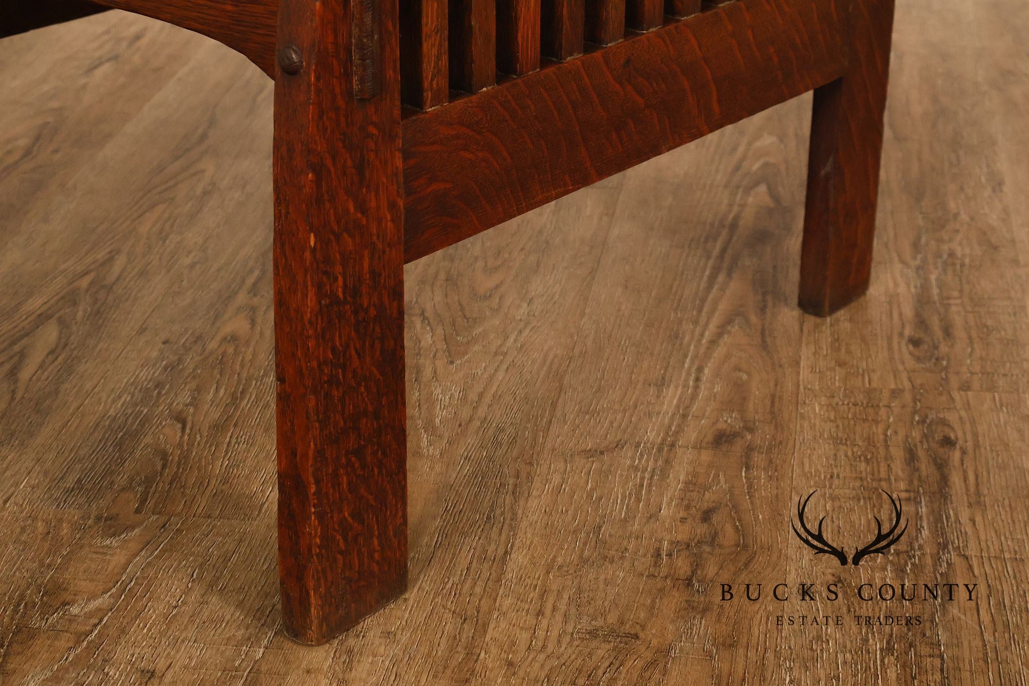 Michigan Chair Company Arts And Crafts Oak Armchair