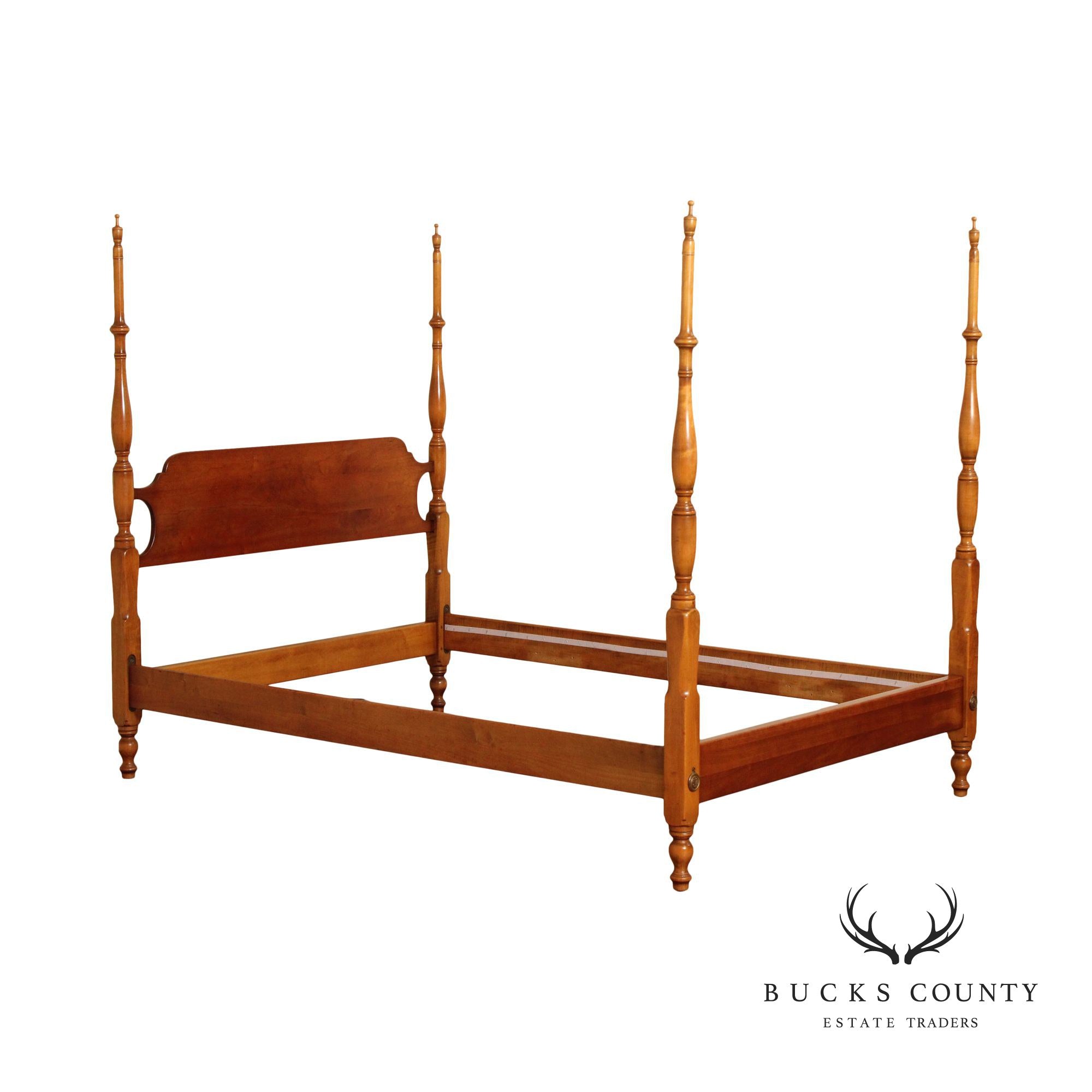 L. & J.G. Stickley Vintage Cherry Full-Size Poster Bed