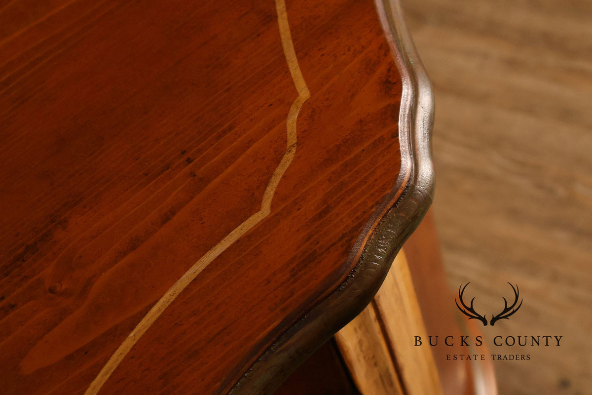 Venetian Style Hand Painted Console Cabinet