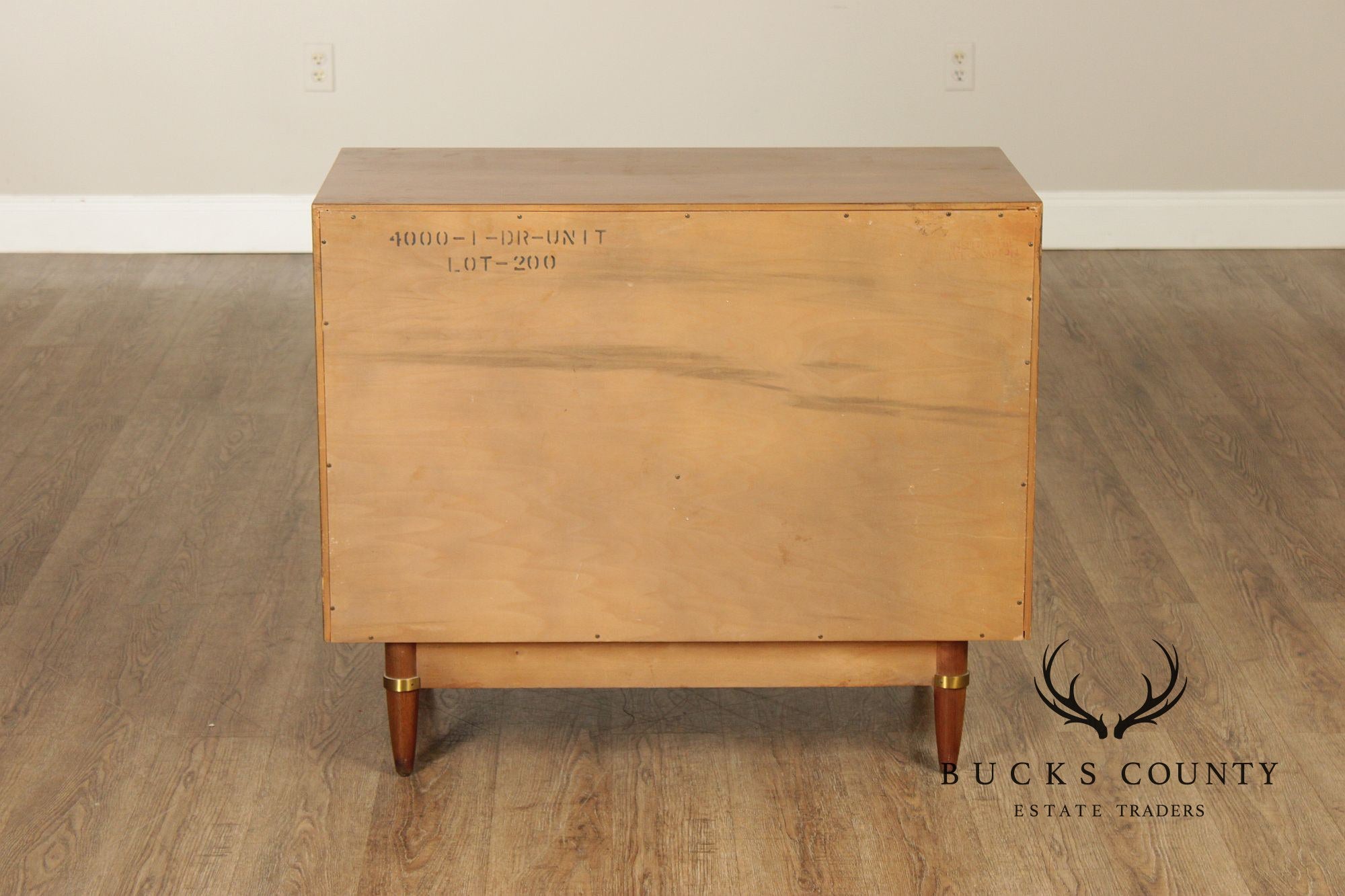 Merton Gershun For American Of Martinsville Mid-Century Modern Walnut Louvered Dresser Chest