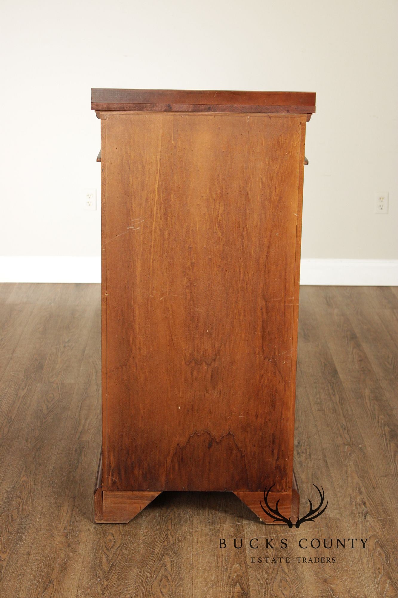 Italian Marble Top Fruitwood Lingerie Chest