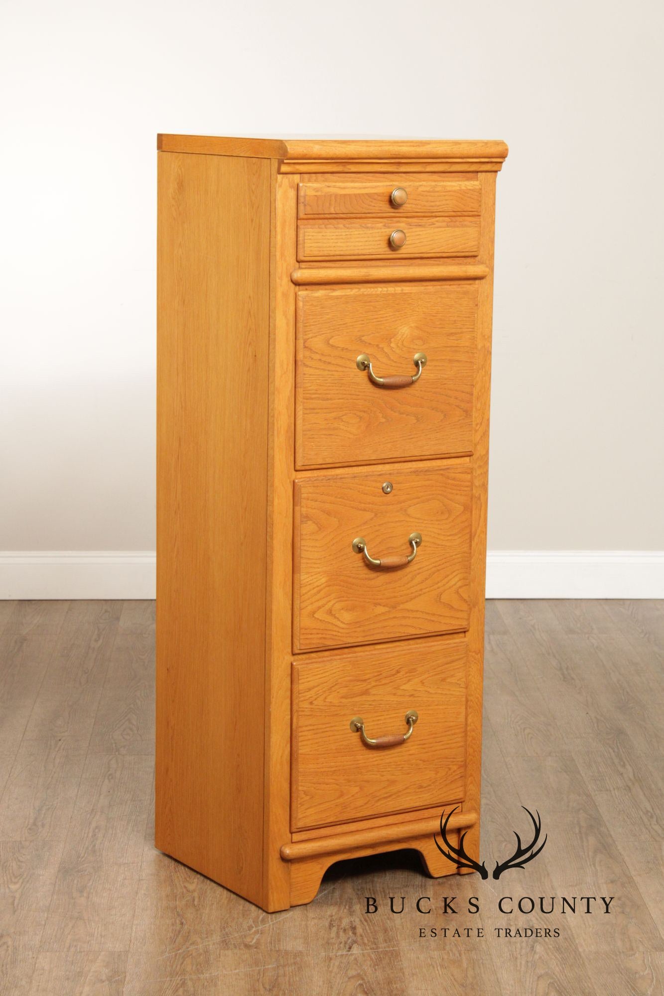 Lexington Pair of Oak File Cabinets