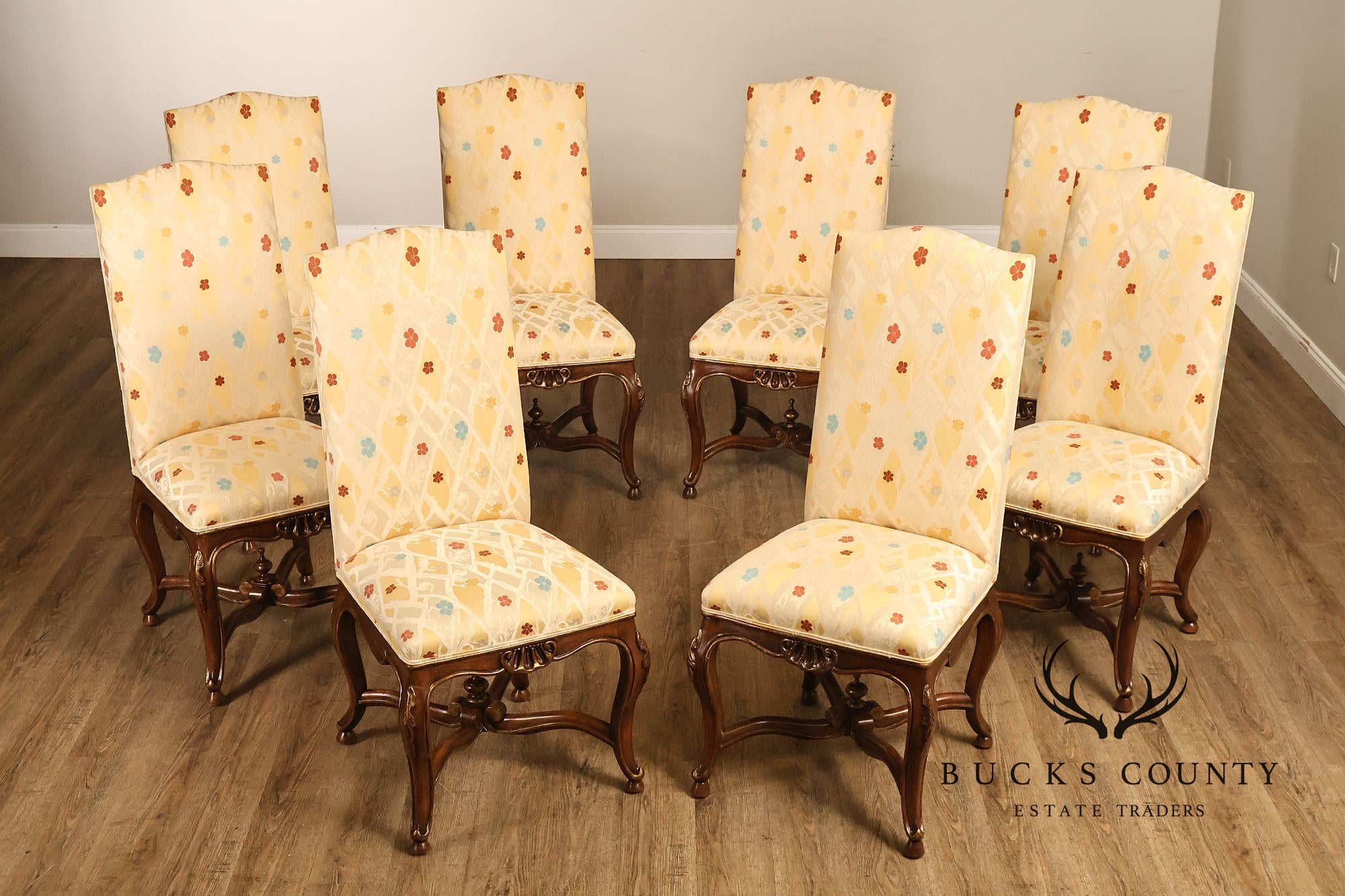 Minton-Spidell Set of Eight 'L 'Avant' Dining Chairs