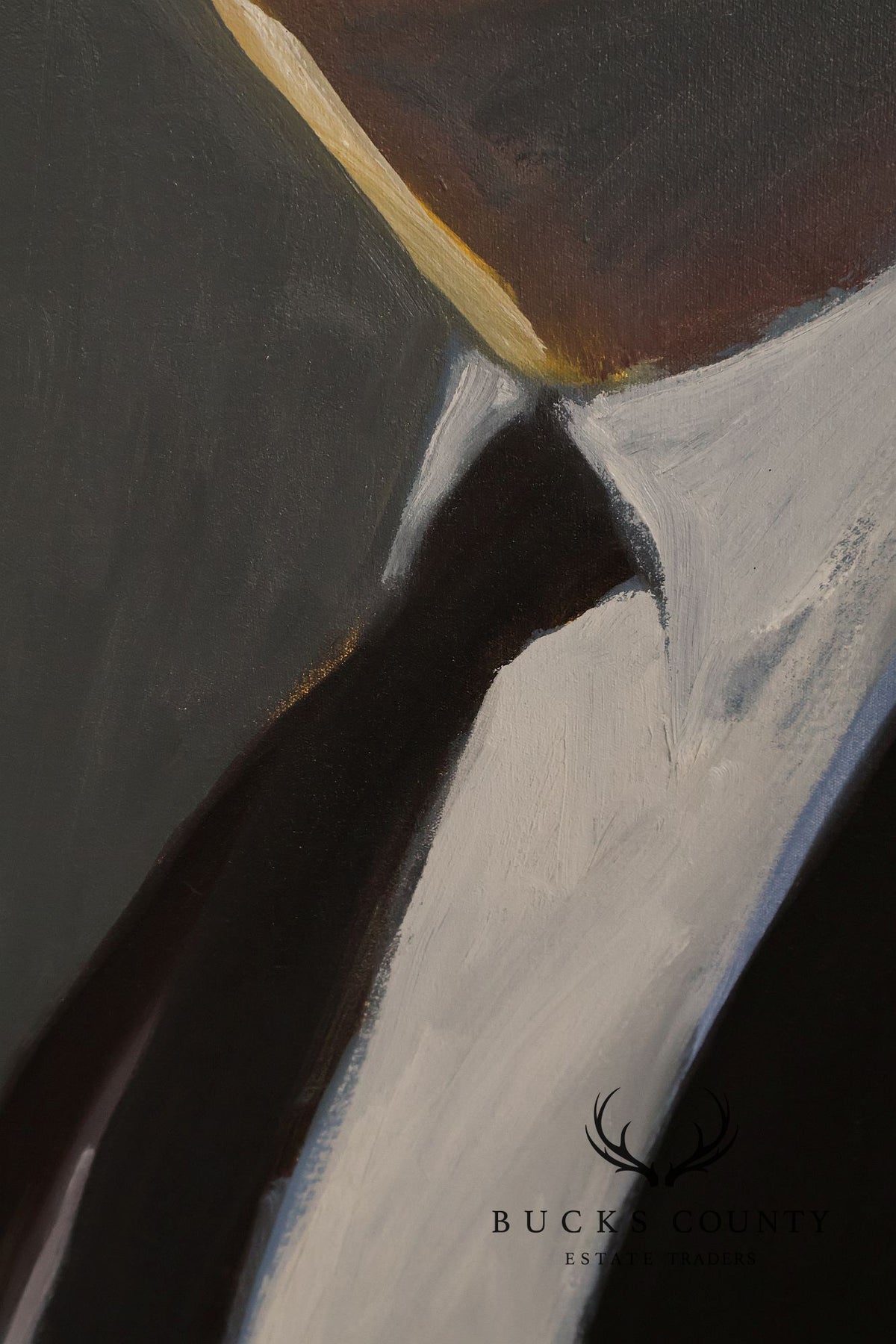 Anne Cooper Dobbins Oil Painting, 'The Contractor'