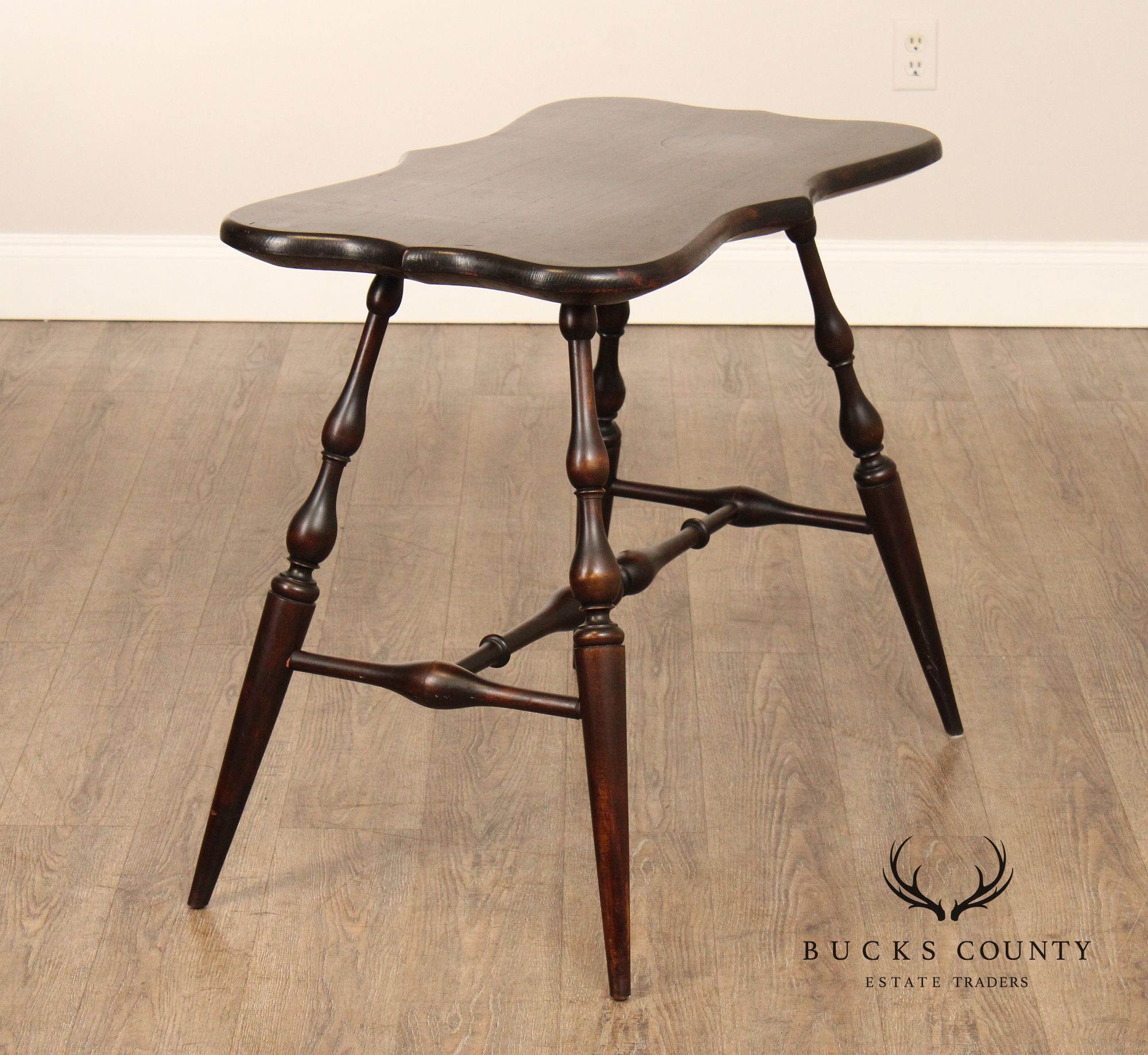 Wallace Nutting Colonial Revival Windsor Side Table