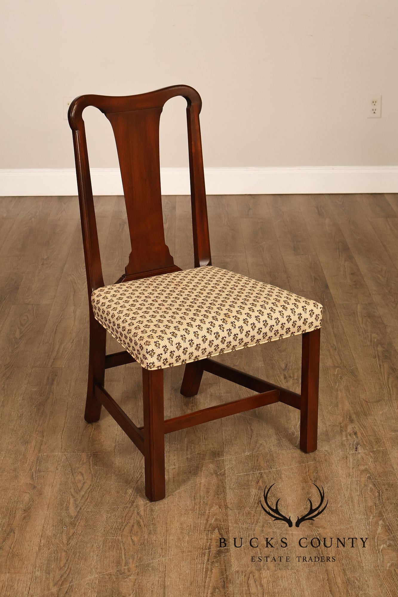 Kittinger Colonial Williamsburg Adaptation Set Of Eight Mahogany Dining Chairs