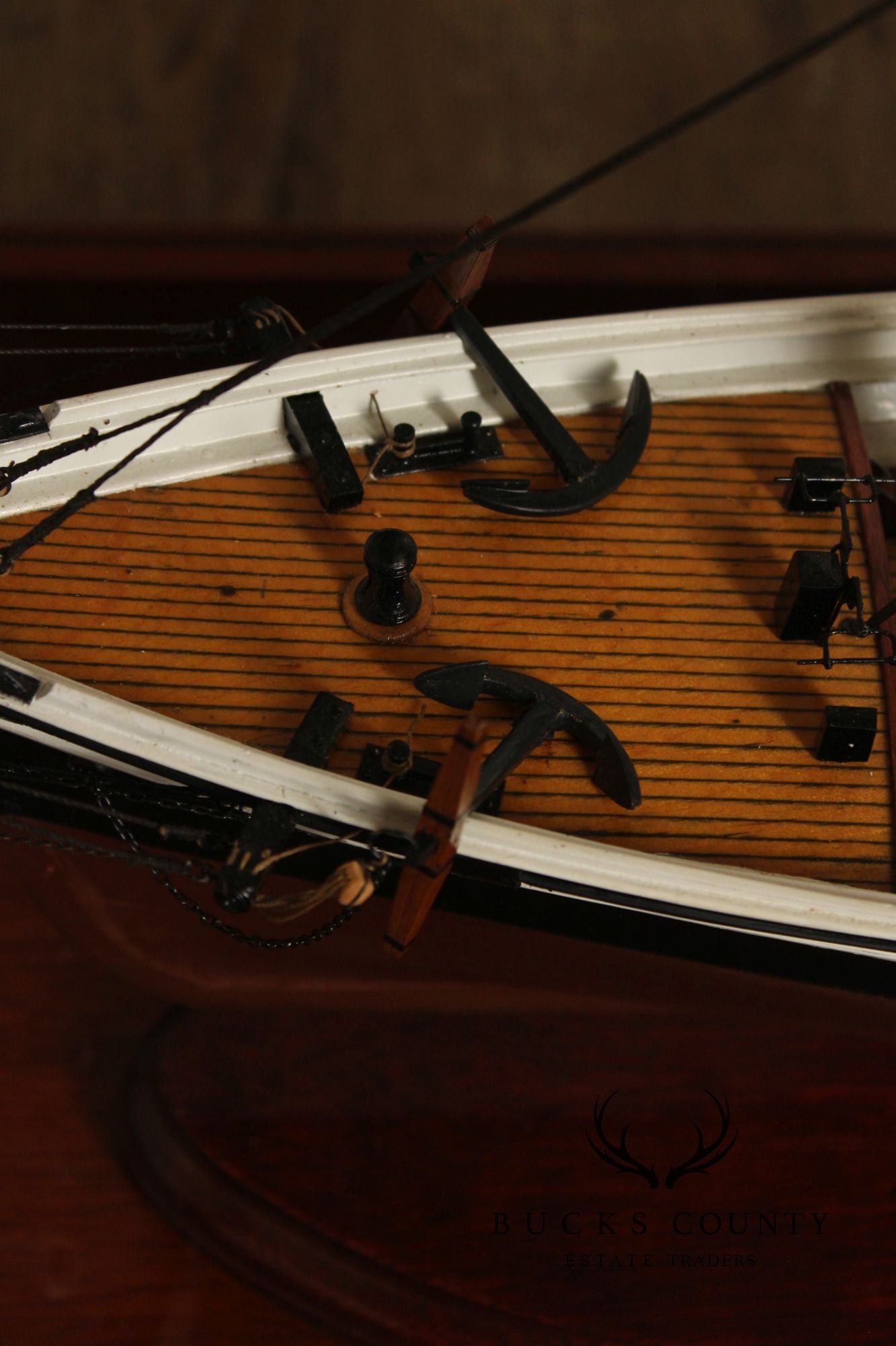 Model Ship 'Sovereign of the Seas' In Display Case