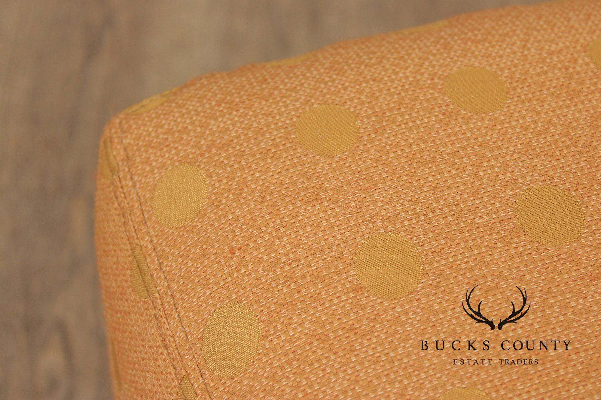 Pair of Upholstered Cube Ottomans