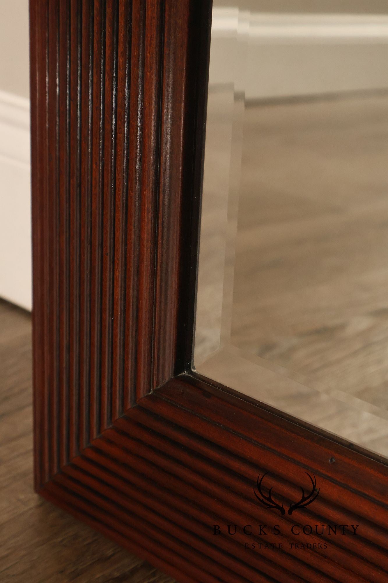 Ethan Allen 'British Classics' Reeded Frame Wall Mirror