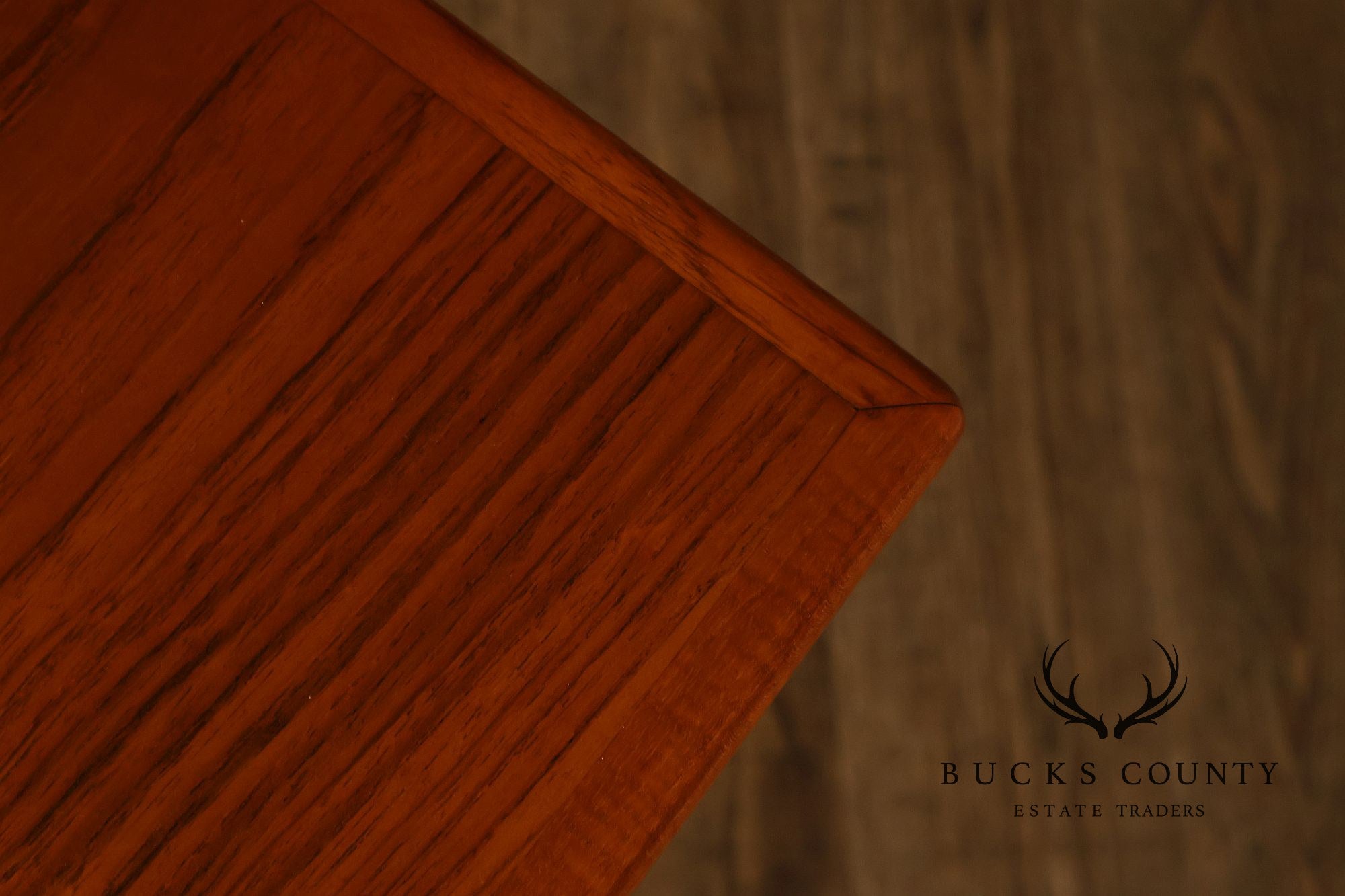 Danish Modern Teak Draw-Leaf Dining Table