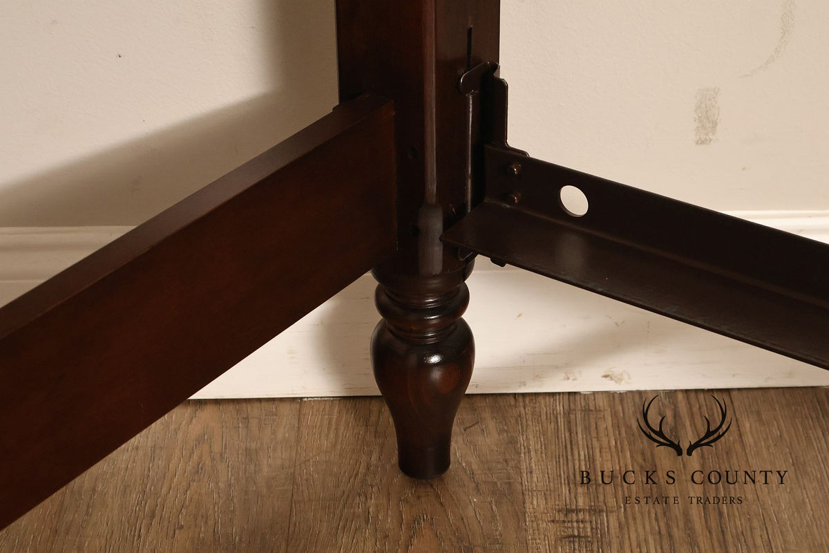 Ethan Allen 'Georgian Court' Queen Cherry Poster Bed