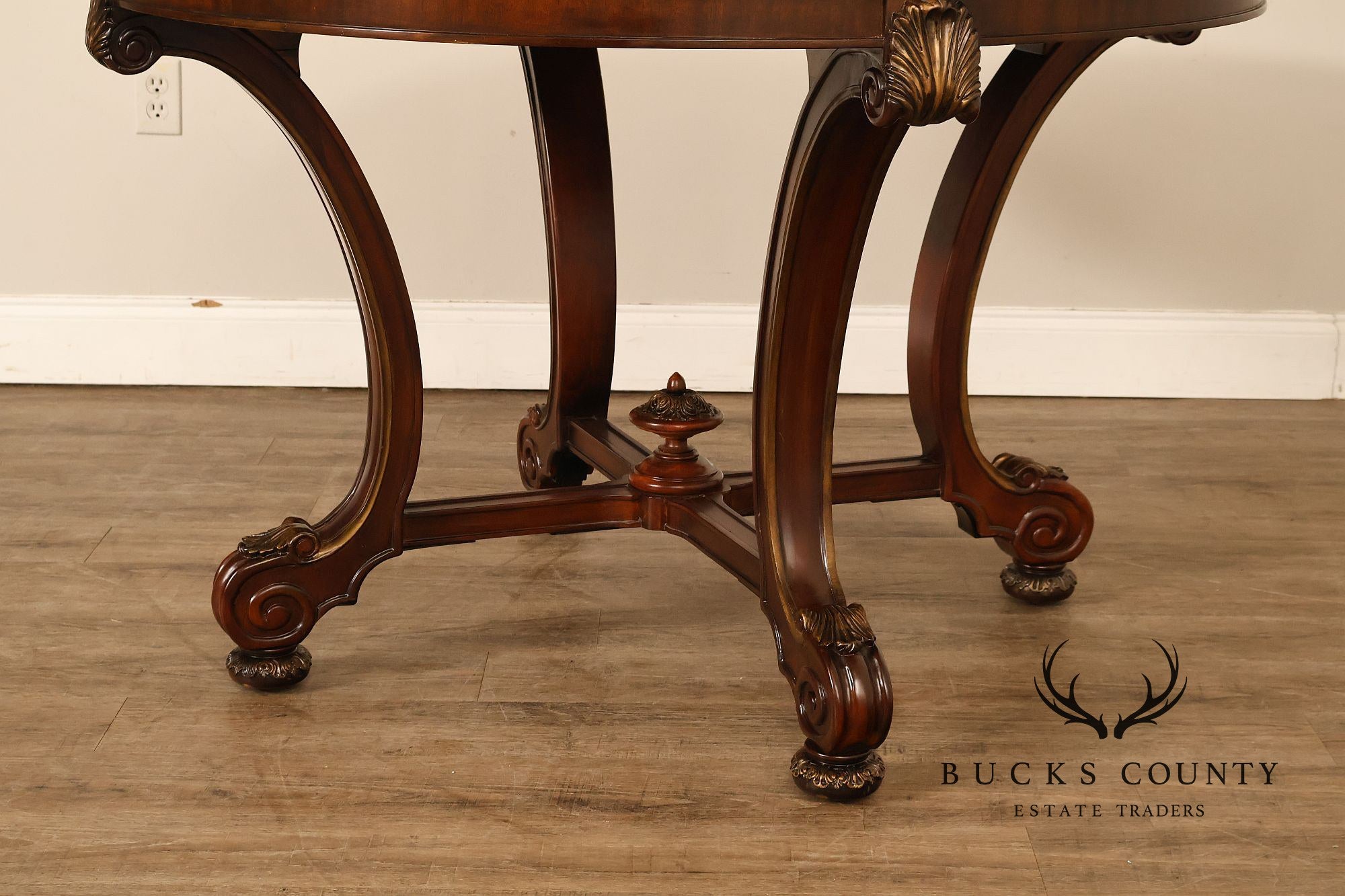 Drexel Heritage 48 Inch Round Starburst Center Table