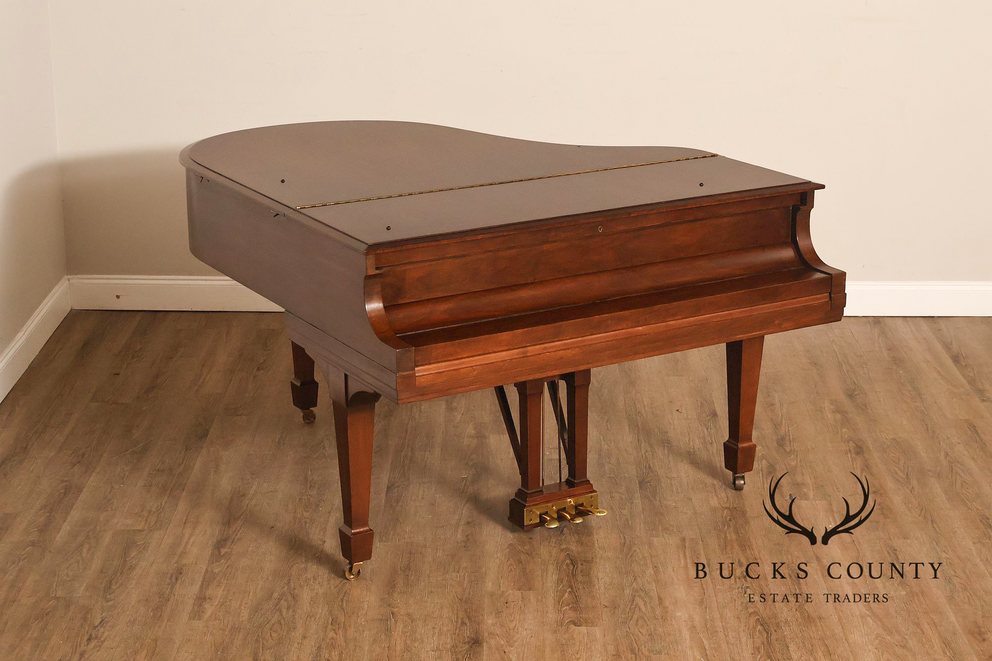 1929 Steinway & Sons Model M Vintage Walnut Grand Piano With Bench