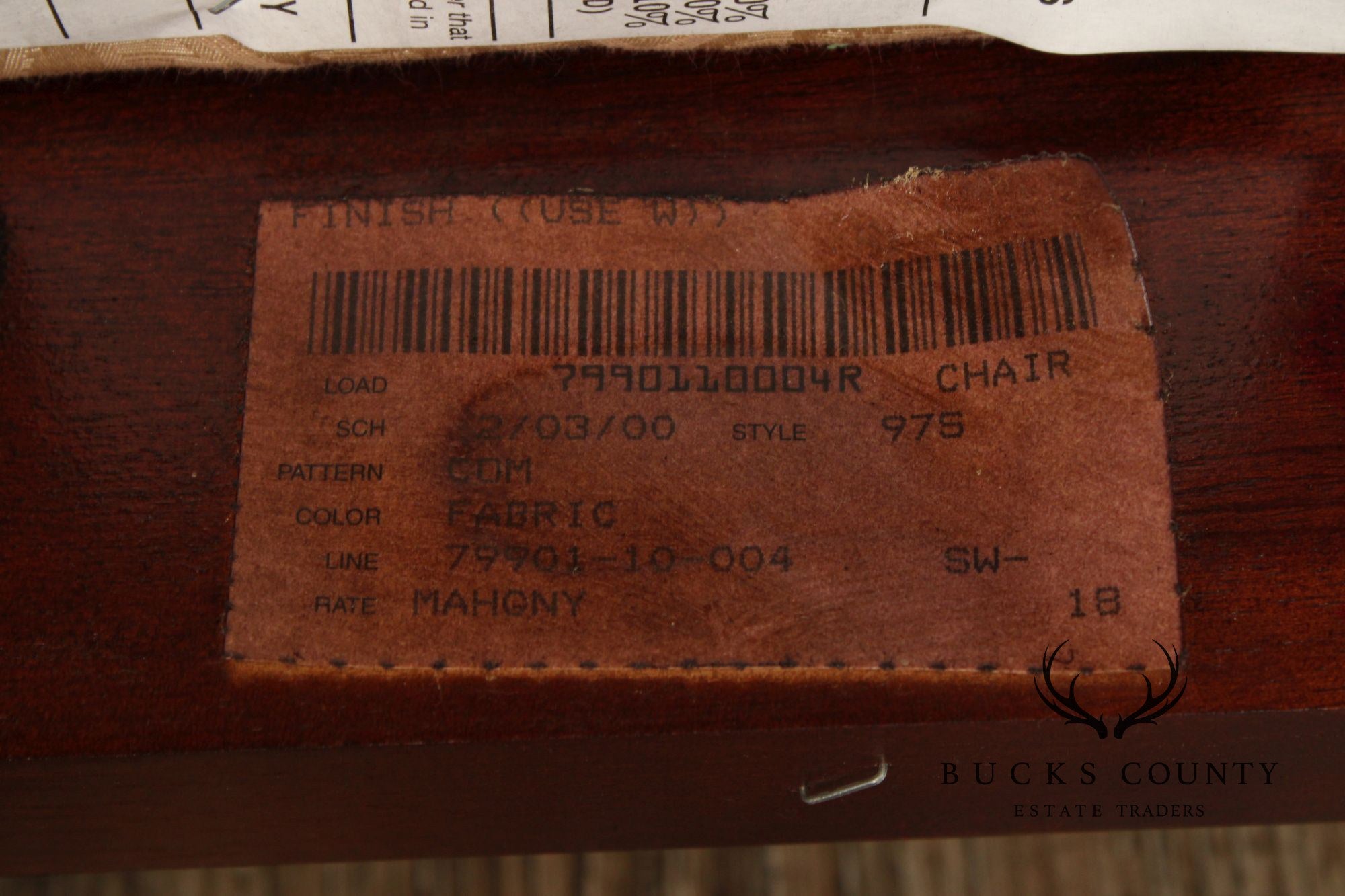 Statesville Chair Co. Chippendale Style Set of Four Solid Mahogany Dining Chairs