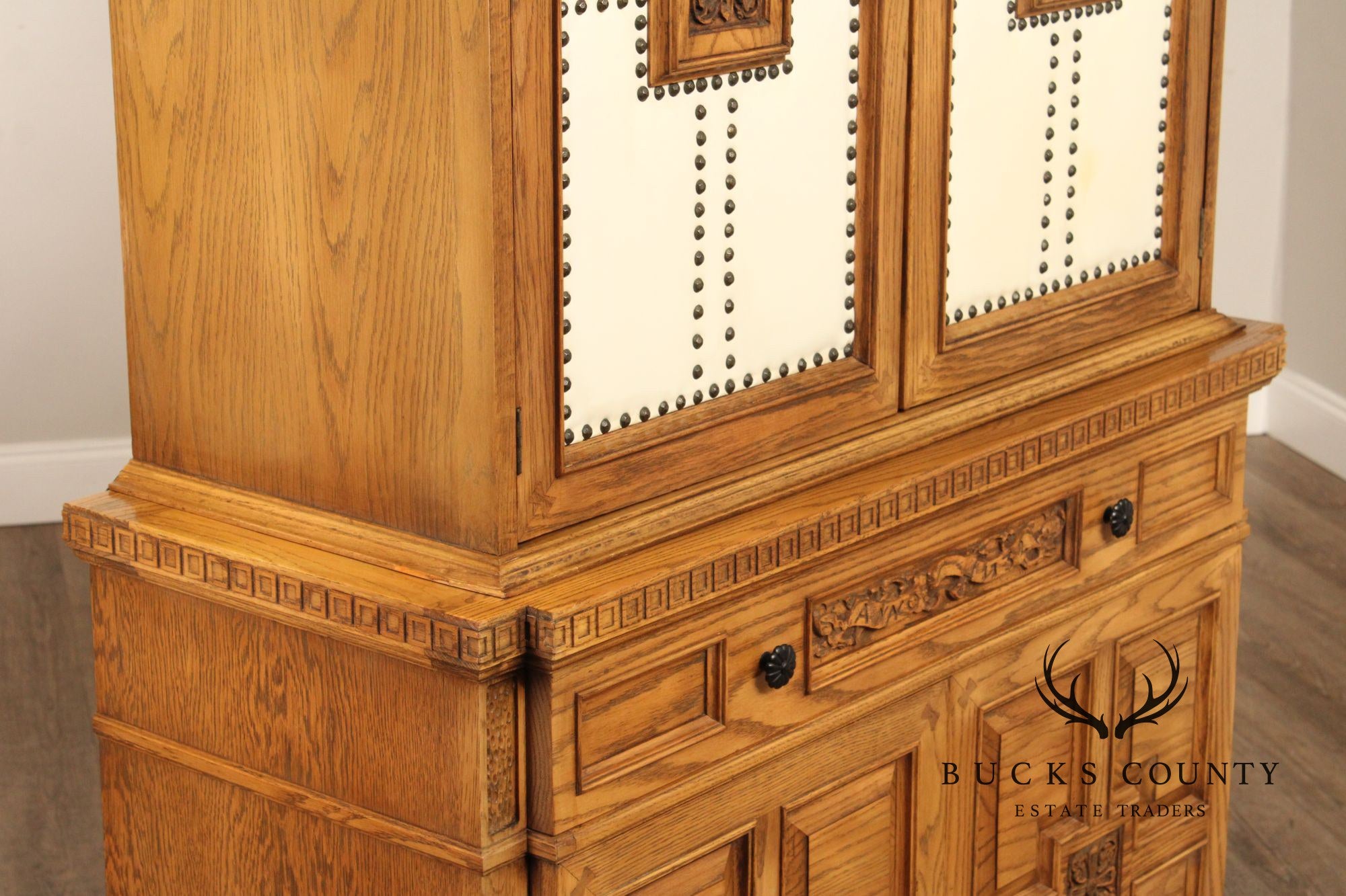 Romweber Viking Oak Vintage Two Door Cabinet