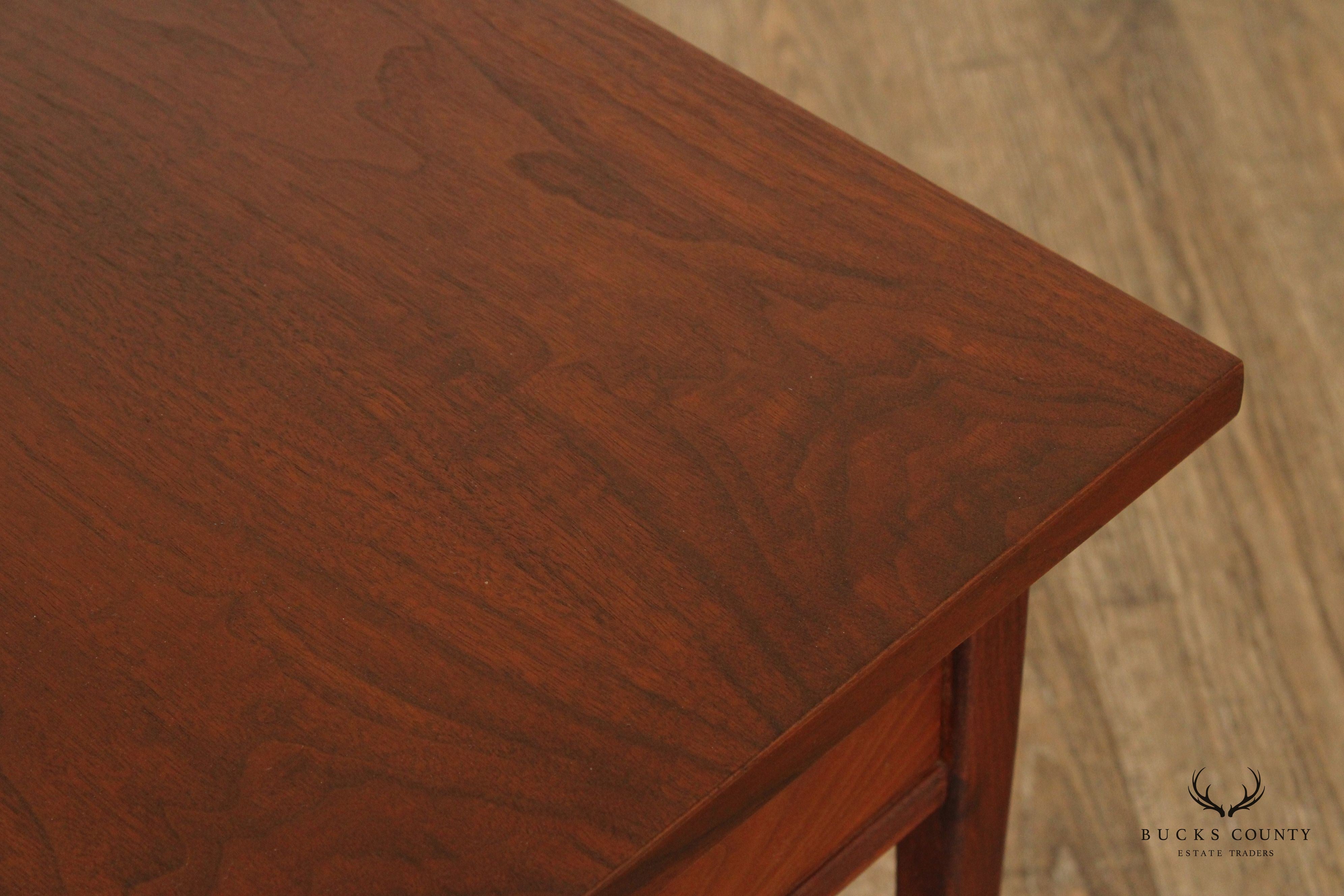 Mid Century Modern Pair of Walnut End Tables