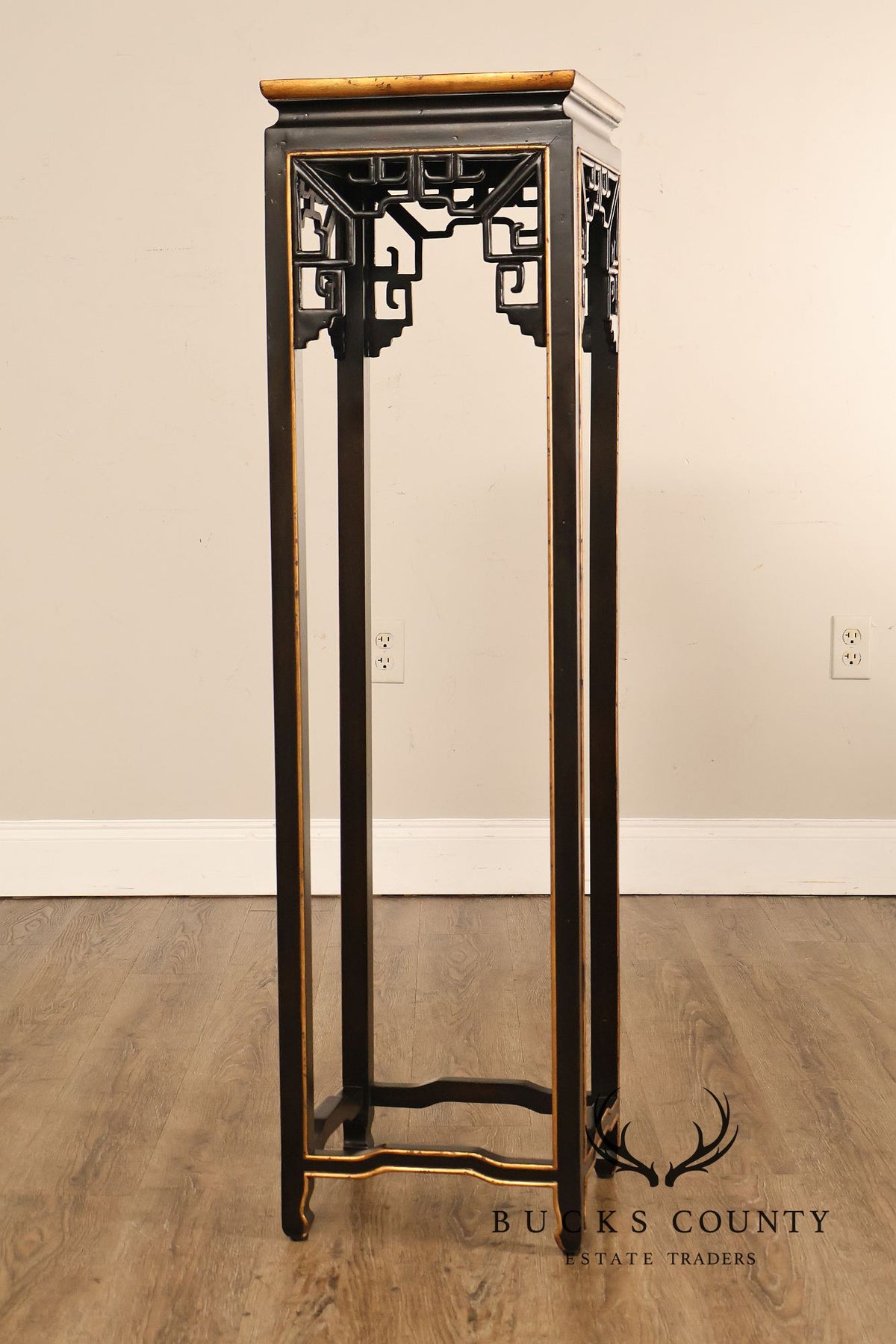 John-Richard 'European Crossroads' Chinoiserie Pedestal