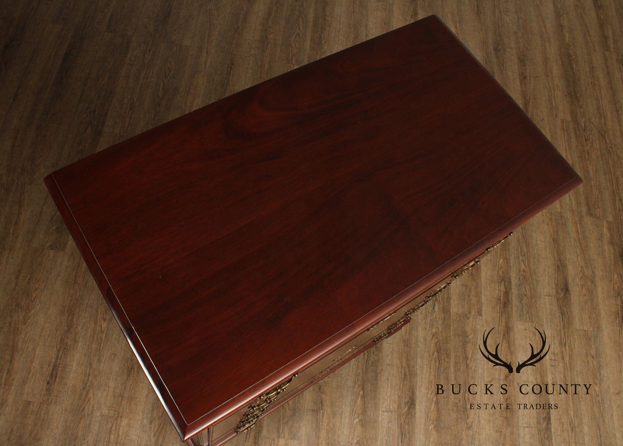 Norris Furniture Chippendale Style Mahogany Tall Chest