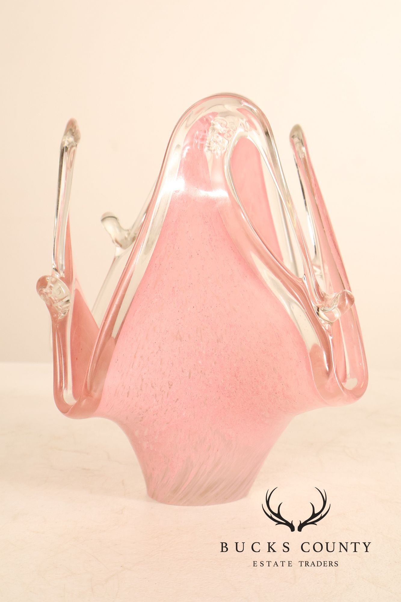 Murano Hand-Blown Decorative Vase