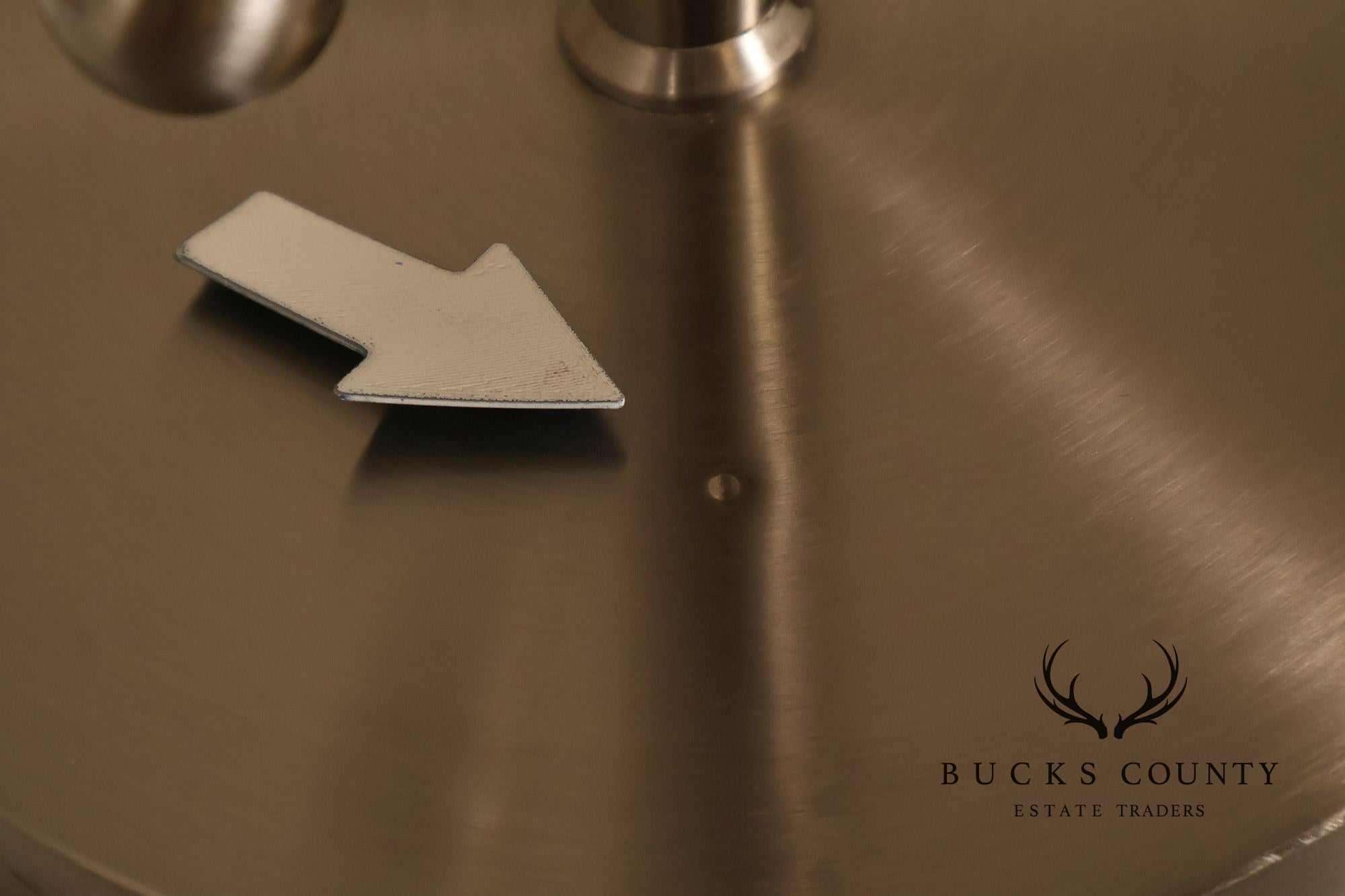 Contemporary Nickel Cantilever Table Lamp