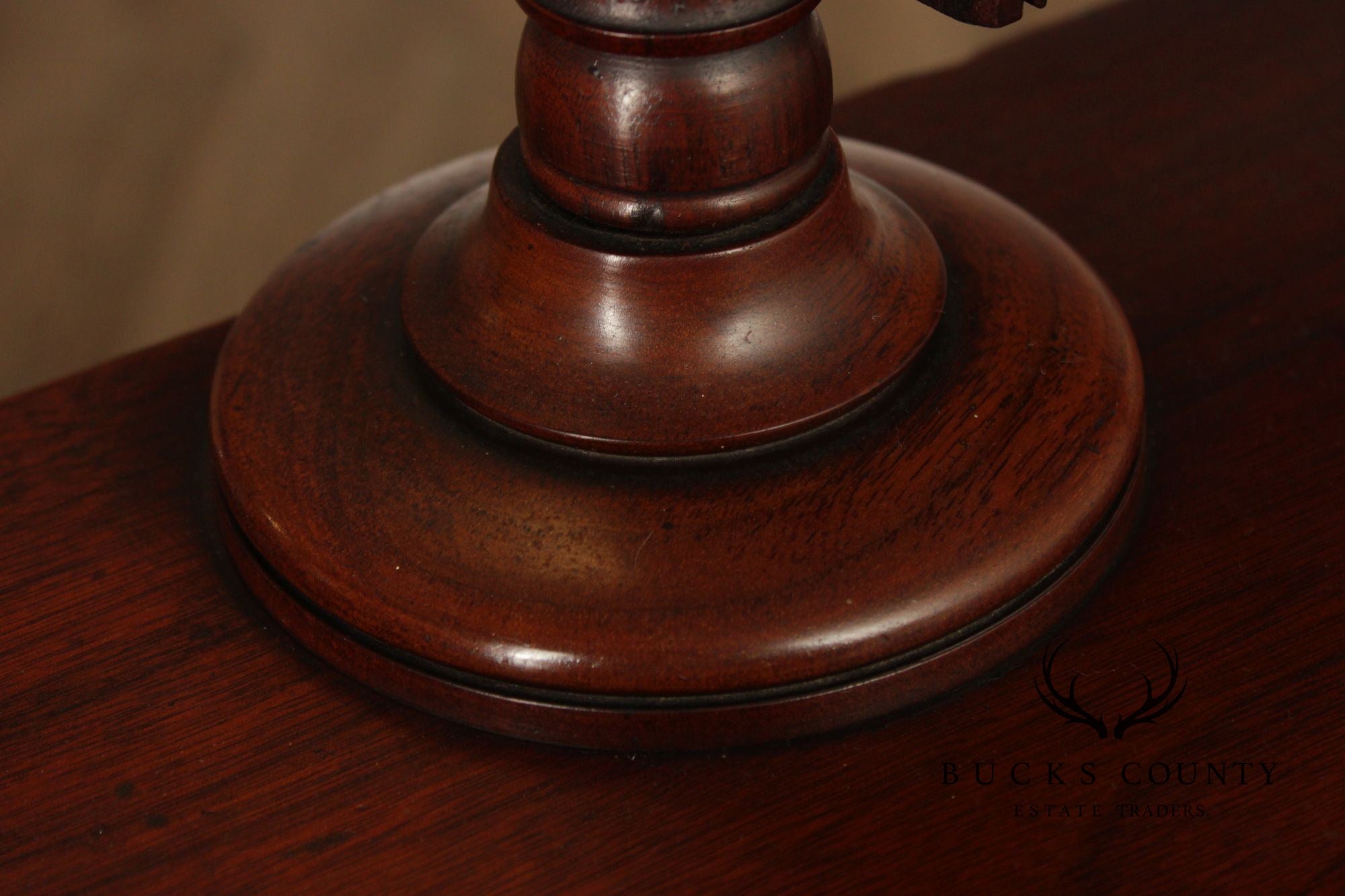 Antique Victorian Mahogany Bonnet Chest With Mirror