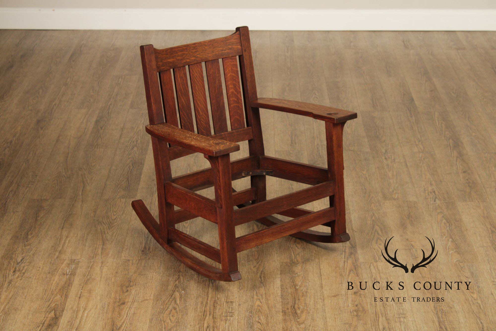 L.&J. G. Stickley Antique Mission Oak Rocker