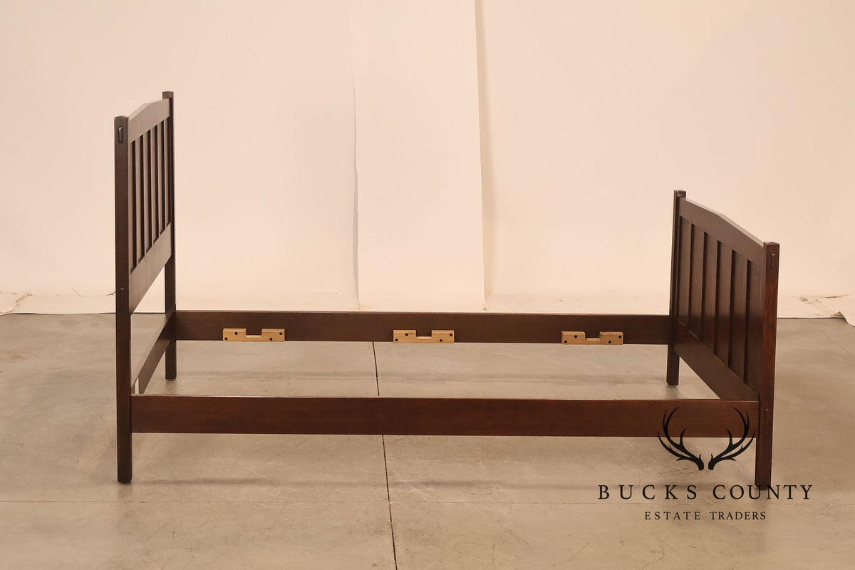 Stickley Mission Collection Oak Panel Queen Bed