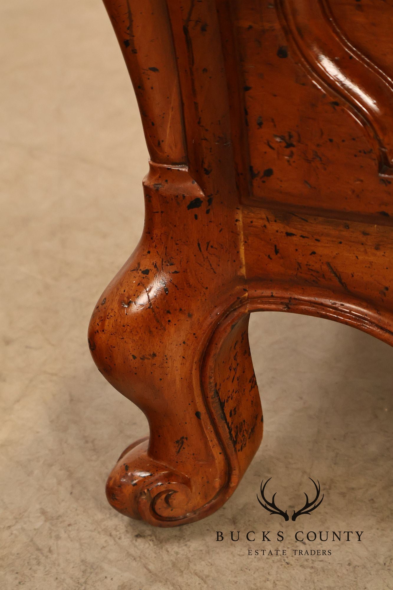 Baker Milling Road Pair Of French Country Nightstands Bombe Chests