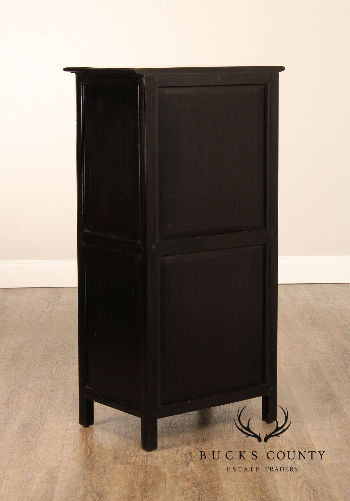 Chinese Export Style Carved Lacquer Cabinet