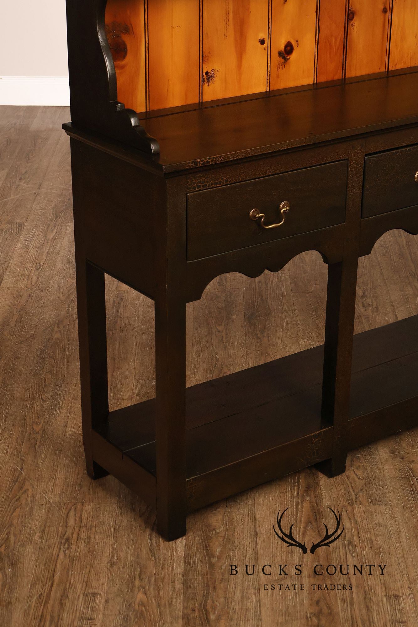 Stephen Von Hohen Country Style Pine Stepback Hutch