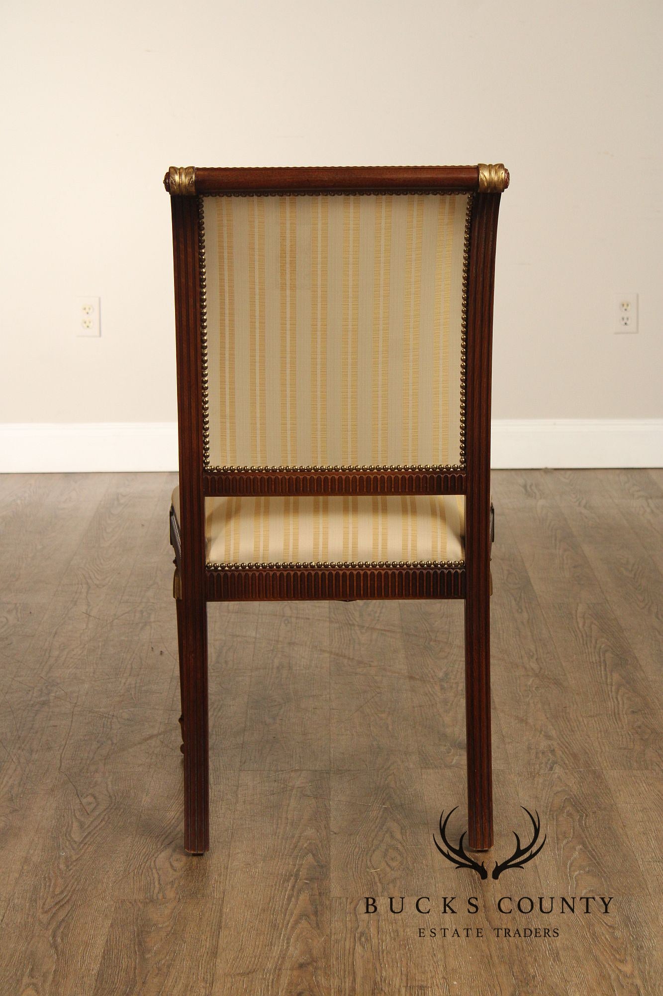 Italian Neoclassical Style Pair of Side Chairs