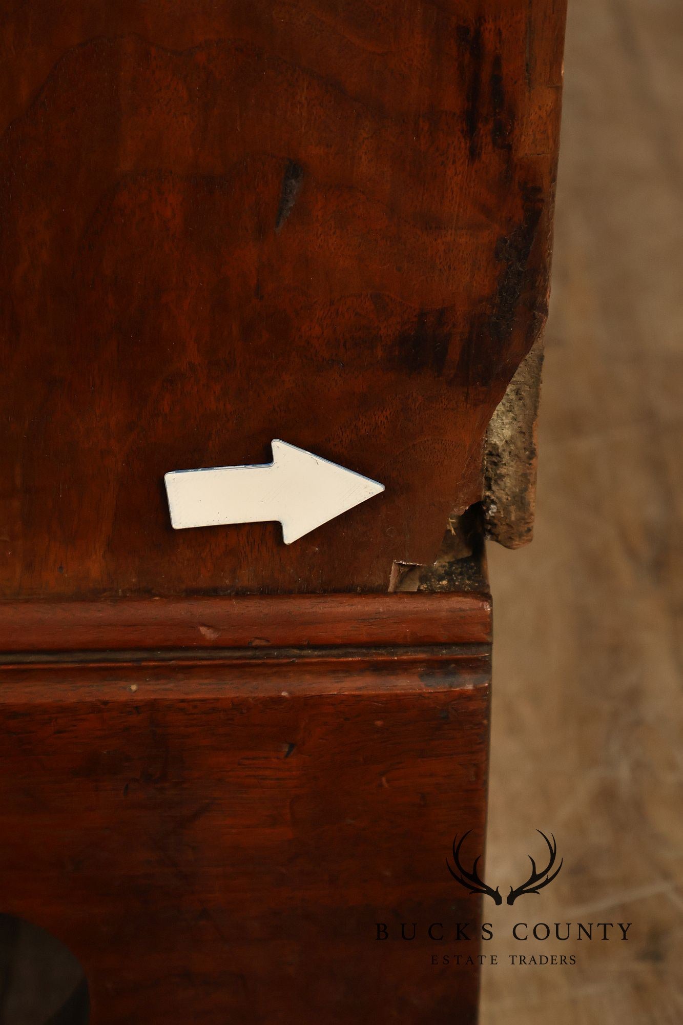 Antique 18th Century American Walnut Tall Chest Of Drawers