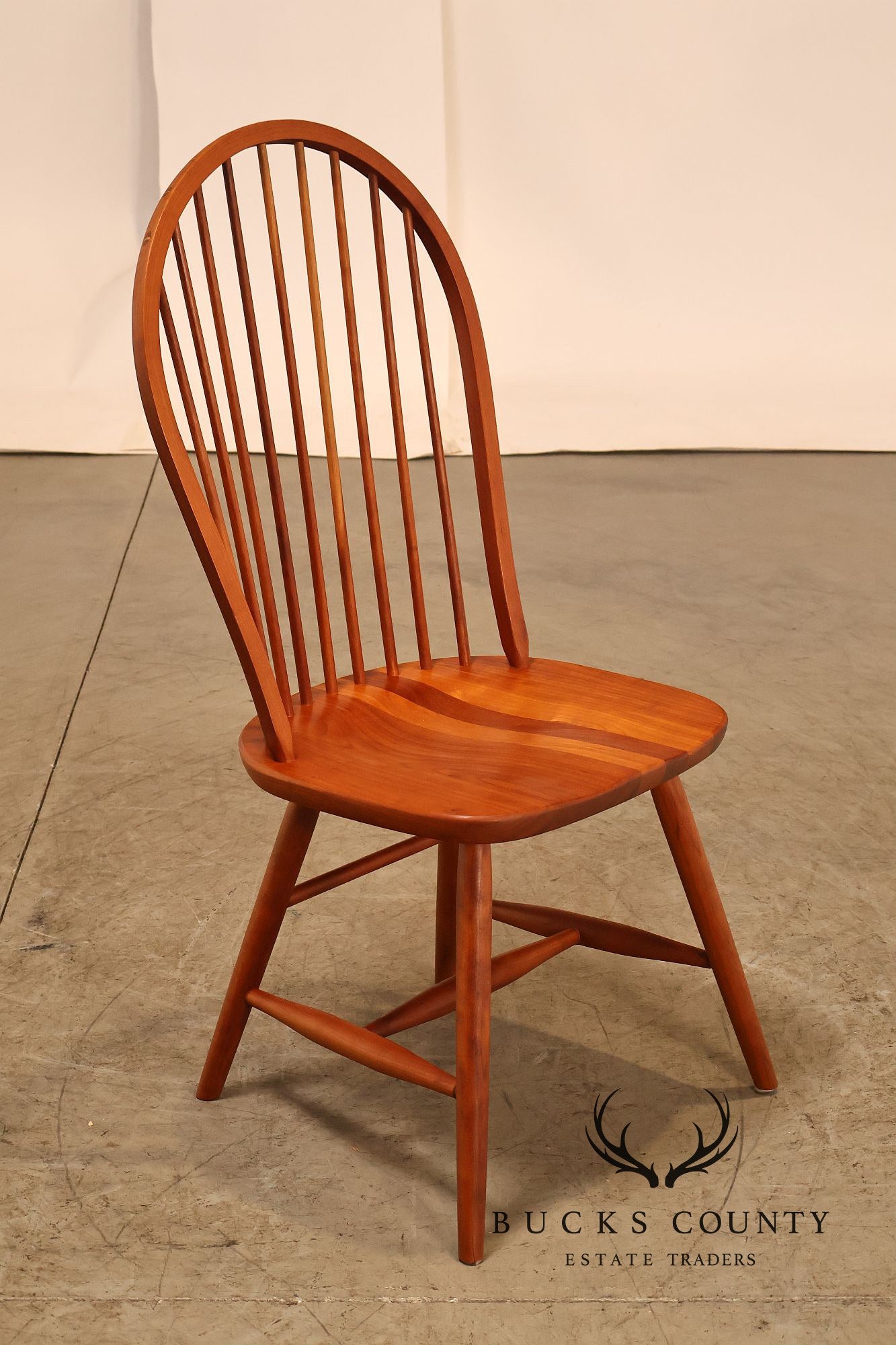 Martin’s Inc Windsor Style Set of 6 Cherry Dining Chairs