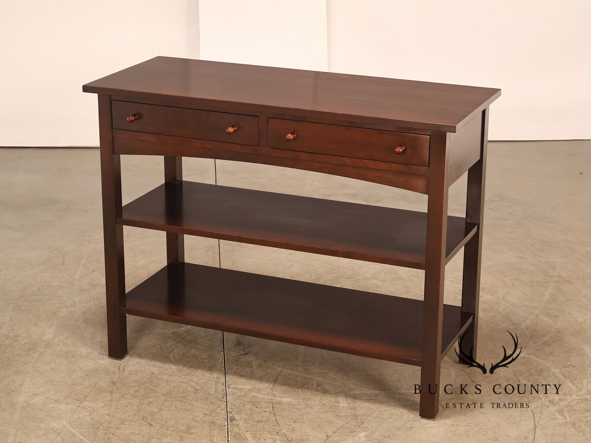 Stickley Mission Collection Cherry Server Console Table