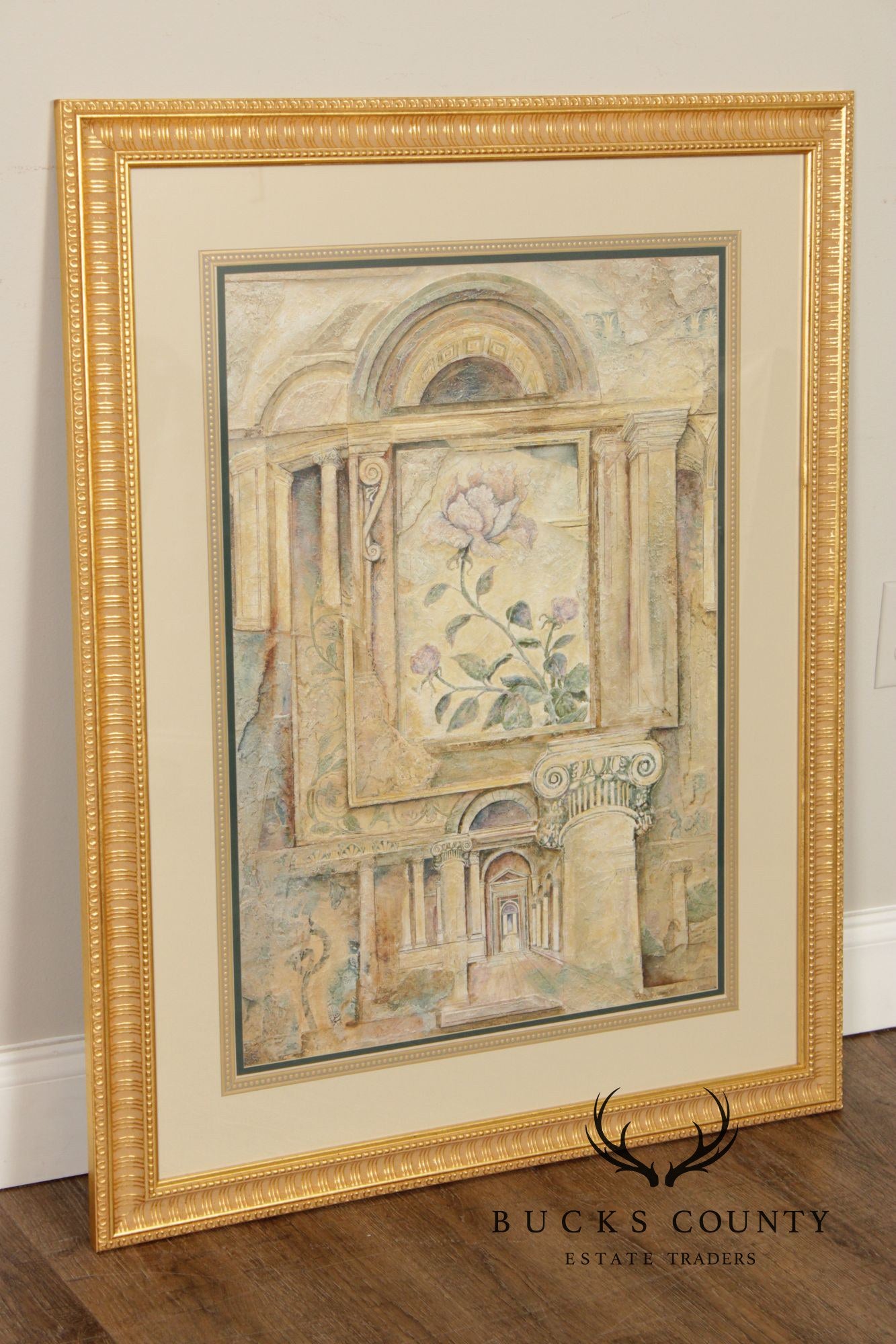 Arnold Iger Surrealist Style Framed Print, 'Imperial Peony'