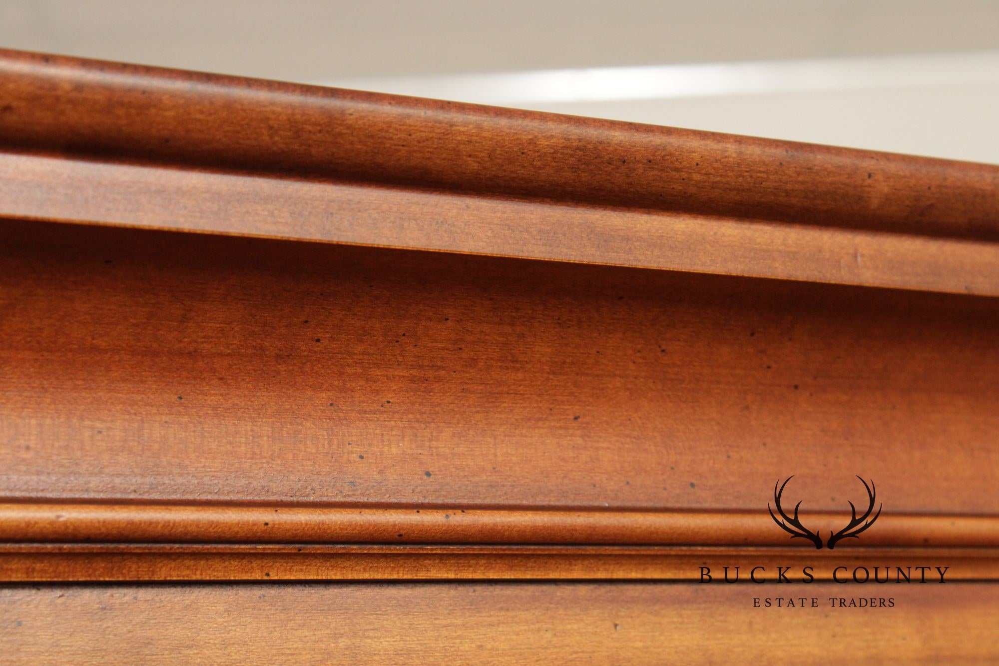 Century British National Trust Collection Burlwood Chest on Chest