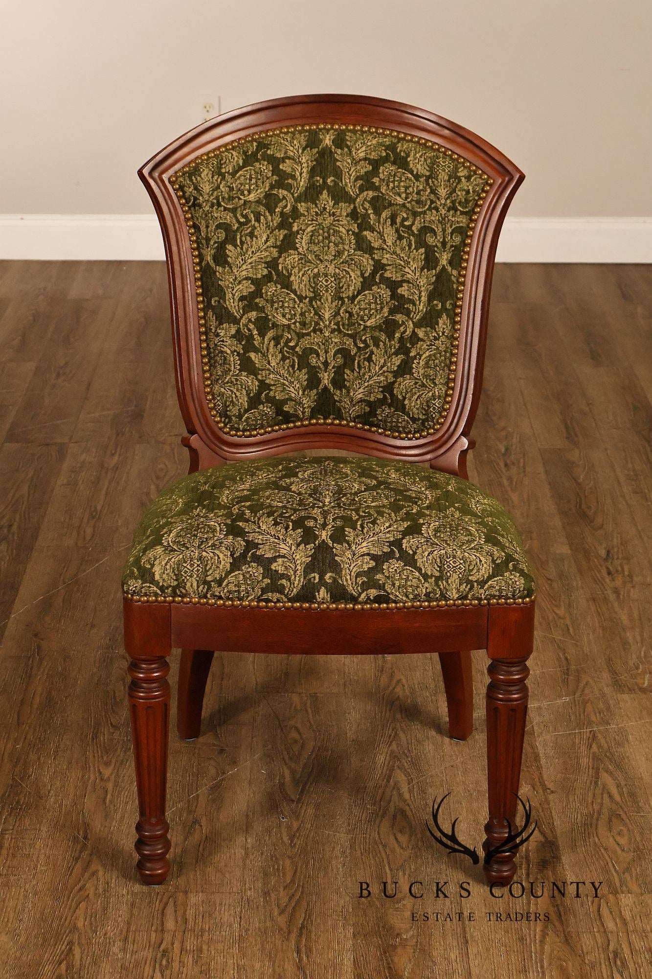 Henredon English Regency Style Set of Eight Mahogany Dining Chairs