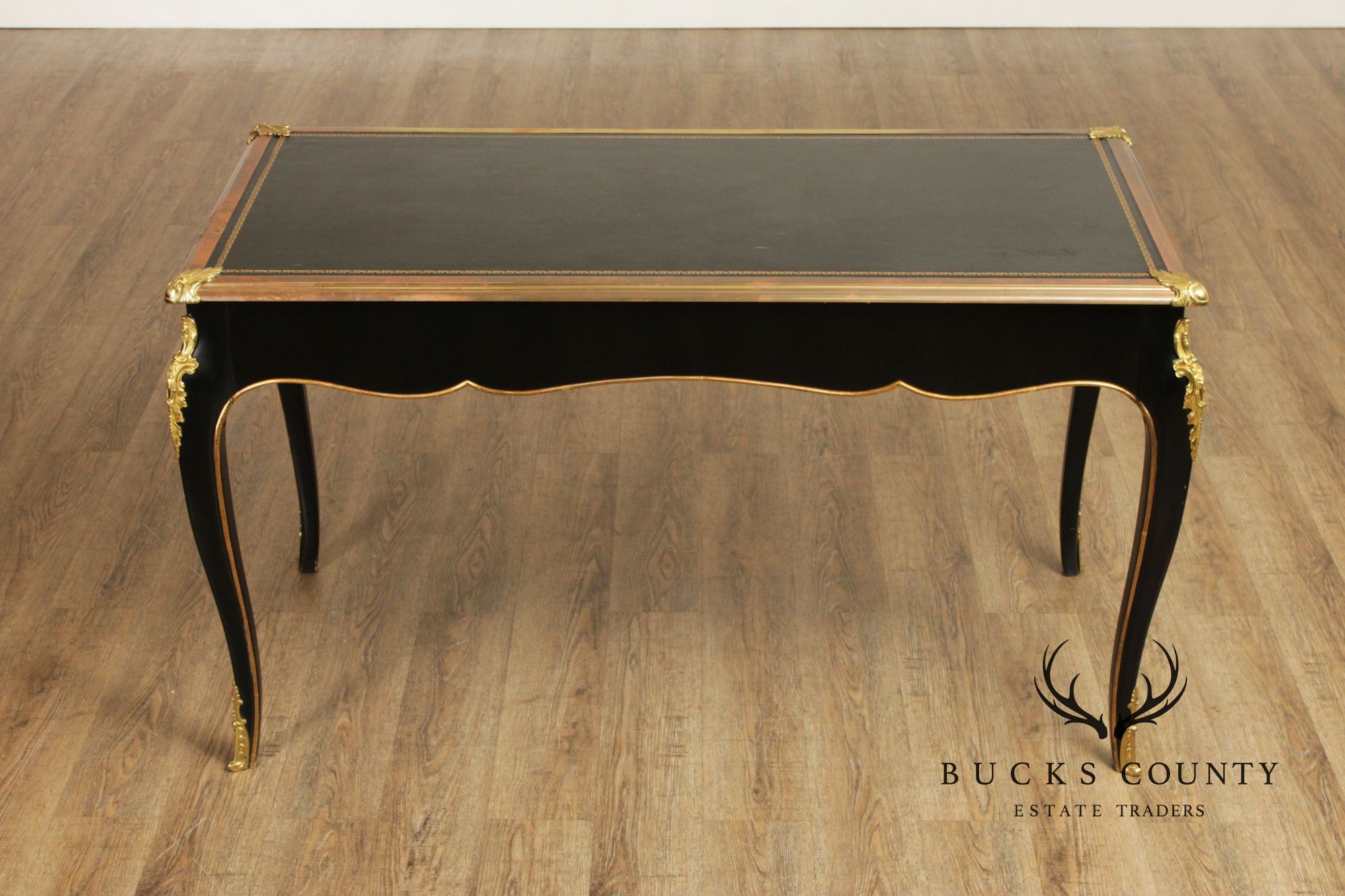 Baker Furniture Napoleon II Style Leather Top Writing Desk