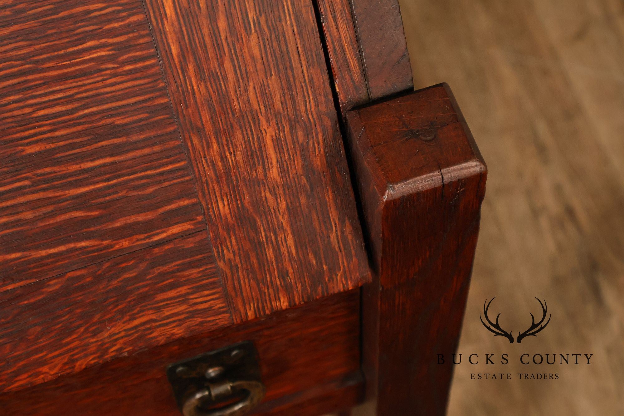 Lifetime Furniture Antique Mission Oak Drop Front Desk