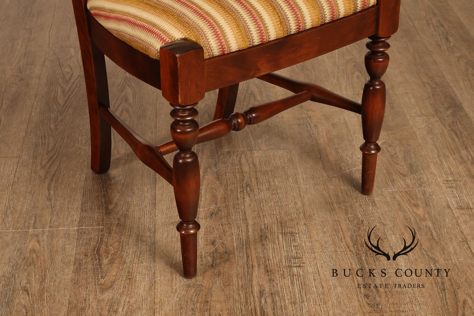 Nichols & Stone Set Of Six Solid Maple Dining Chairs