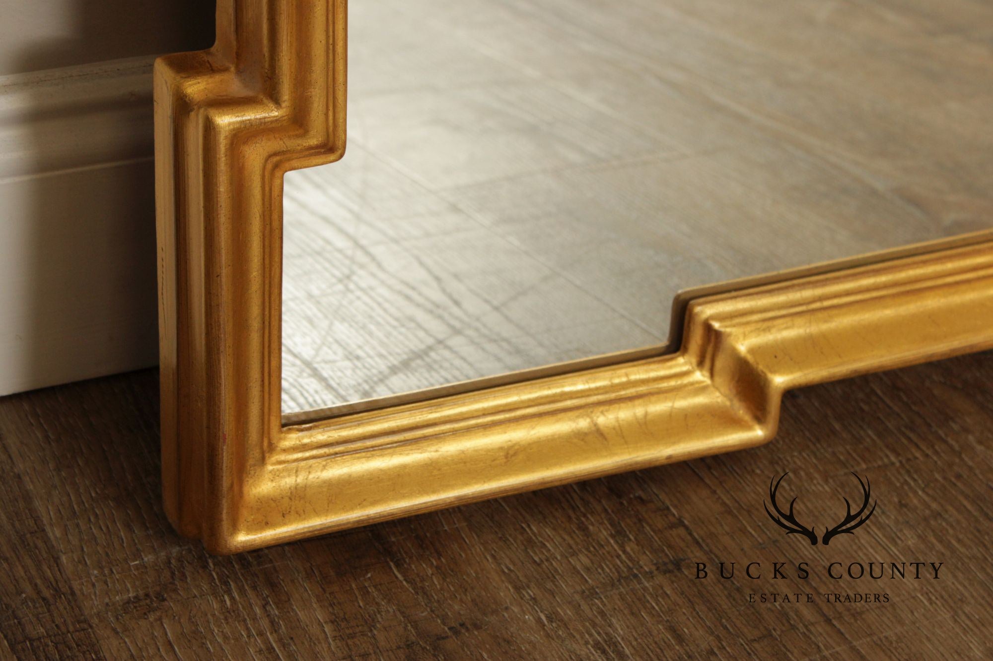 Hollywood Regency Style Scrollwork Wall Mirror