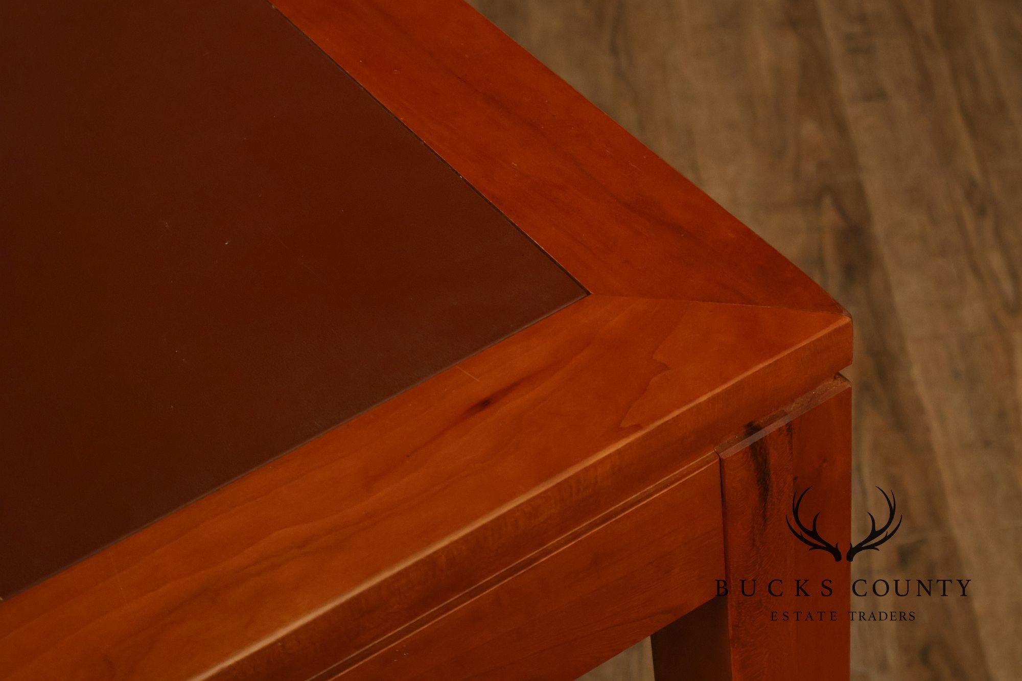 Copeland Furniture Leather Top Cherry Writing Desk