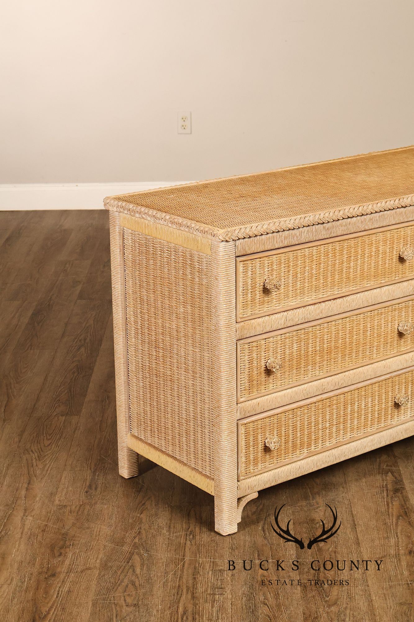 Lexington Henry Link Wicker Double Dresser