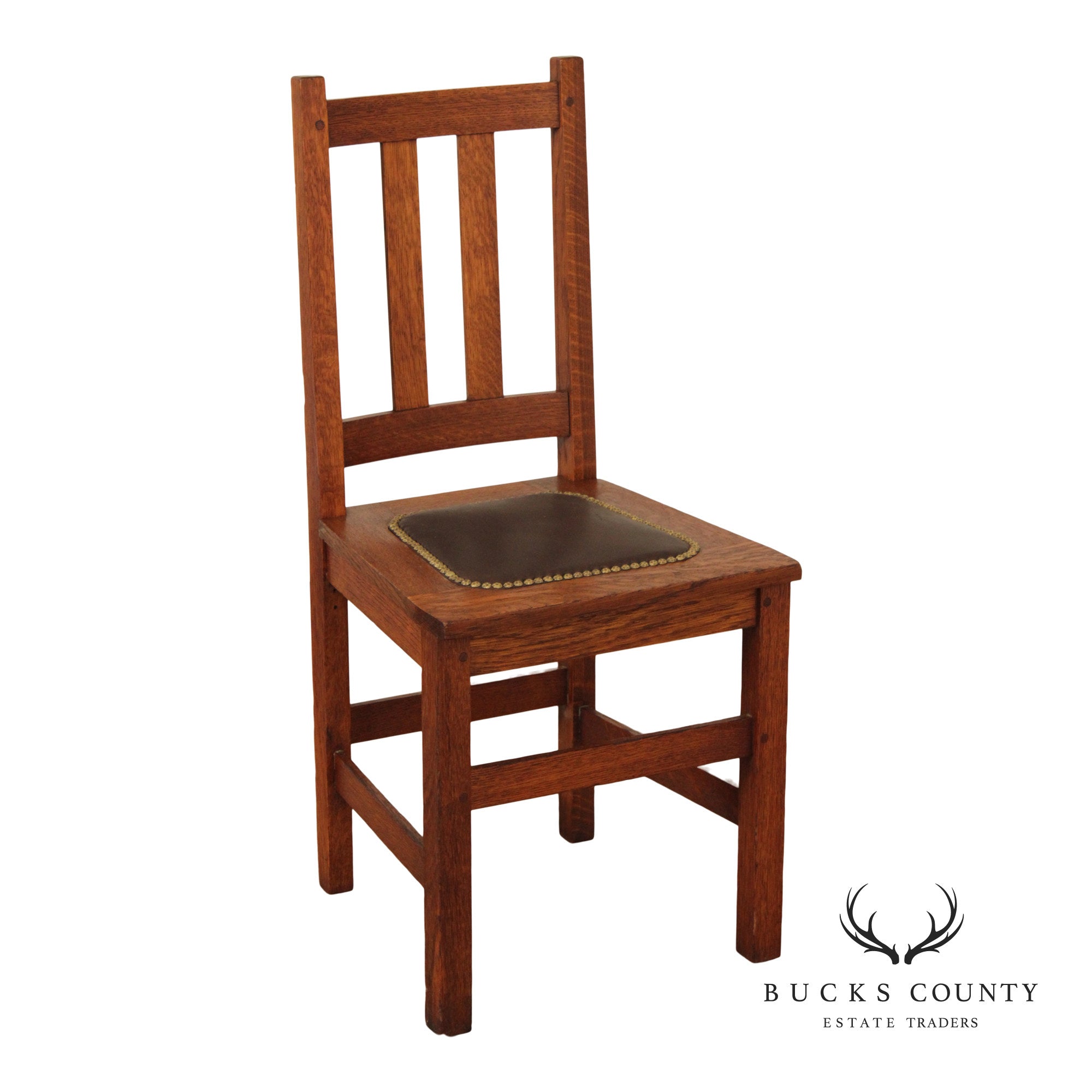 Limbert Mission Oak Desk Chair