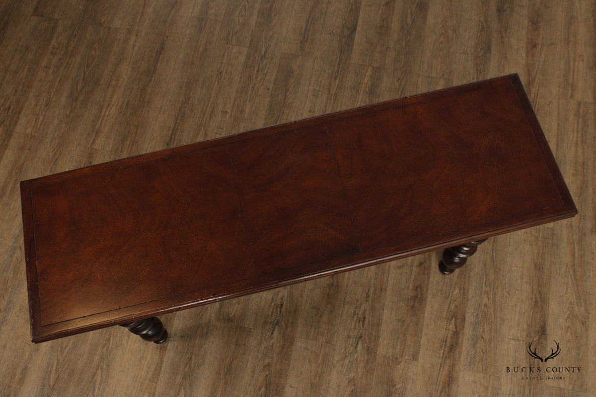 Baker Furniture Milling Road West Indies Mahogany Console Table